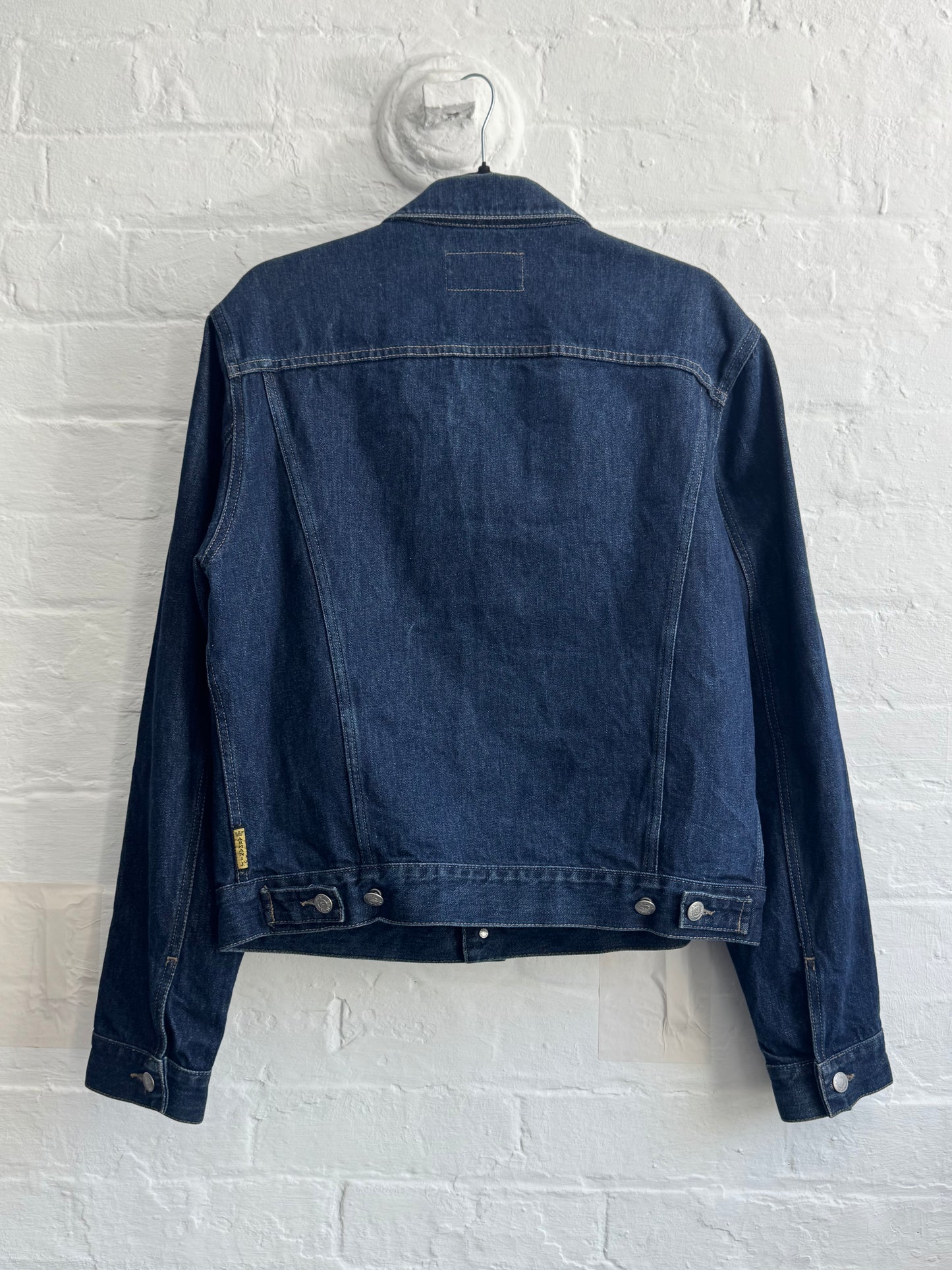 '00s Armani Jeans Raw Denim Trucker Jacket (M)