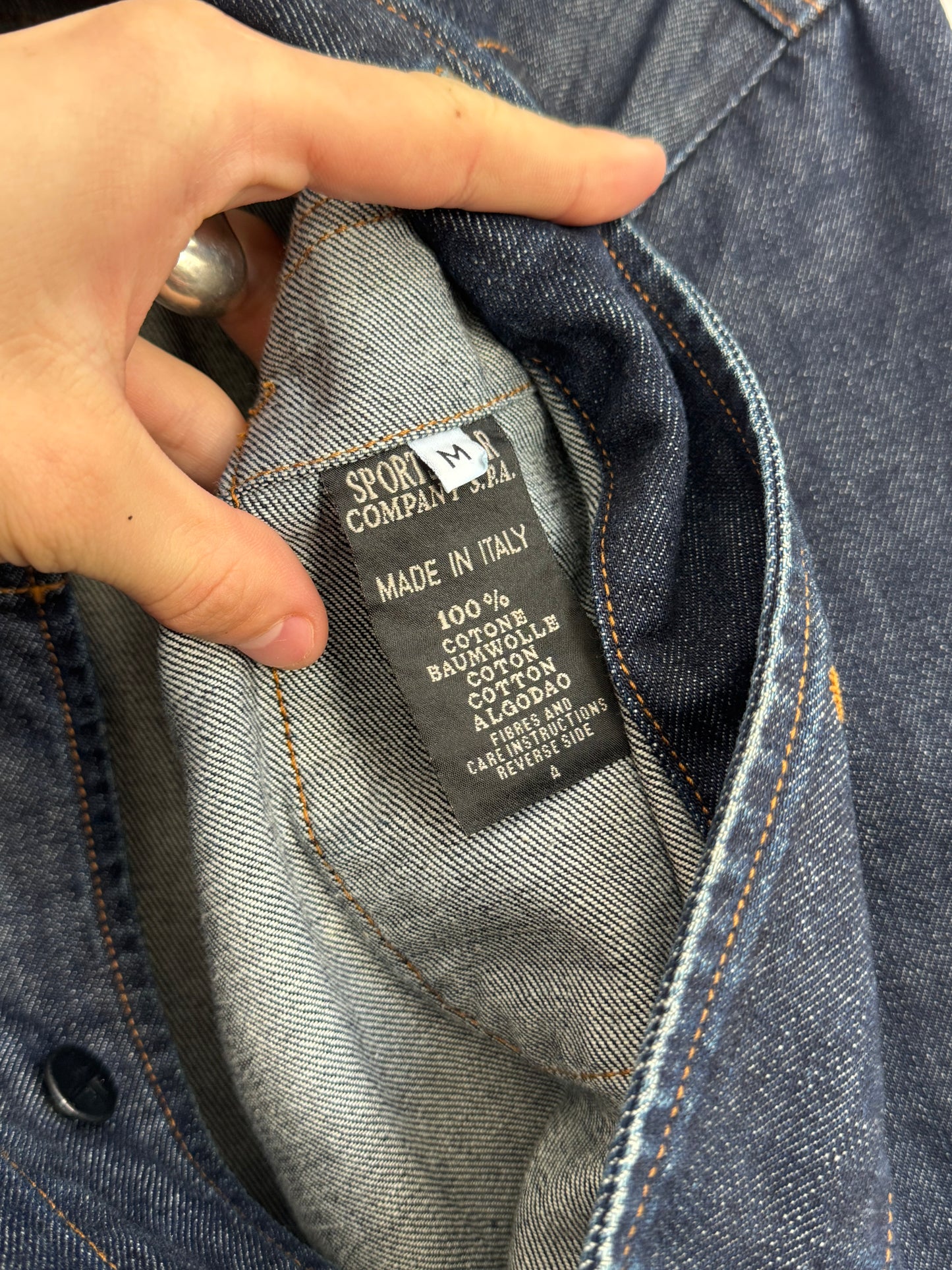 '01 Stone Island Raw Denim Jacket (M)