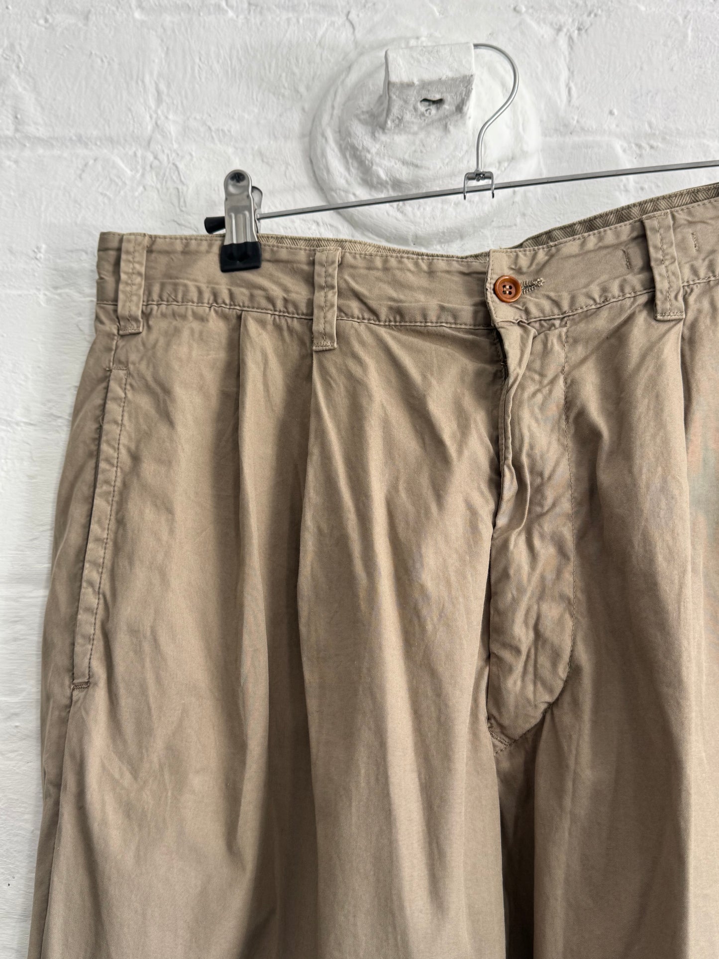 80s CP Company 'Ideas from Massimo Osti' Wide Pleated Trousers (33)