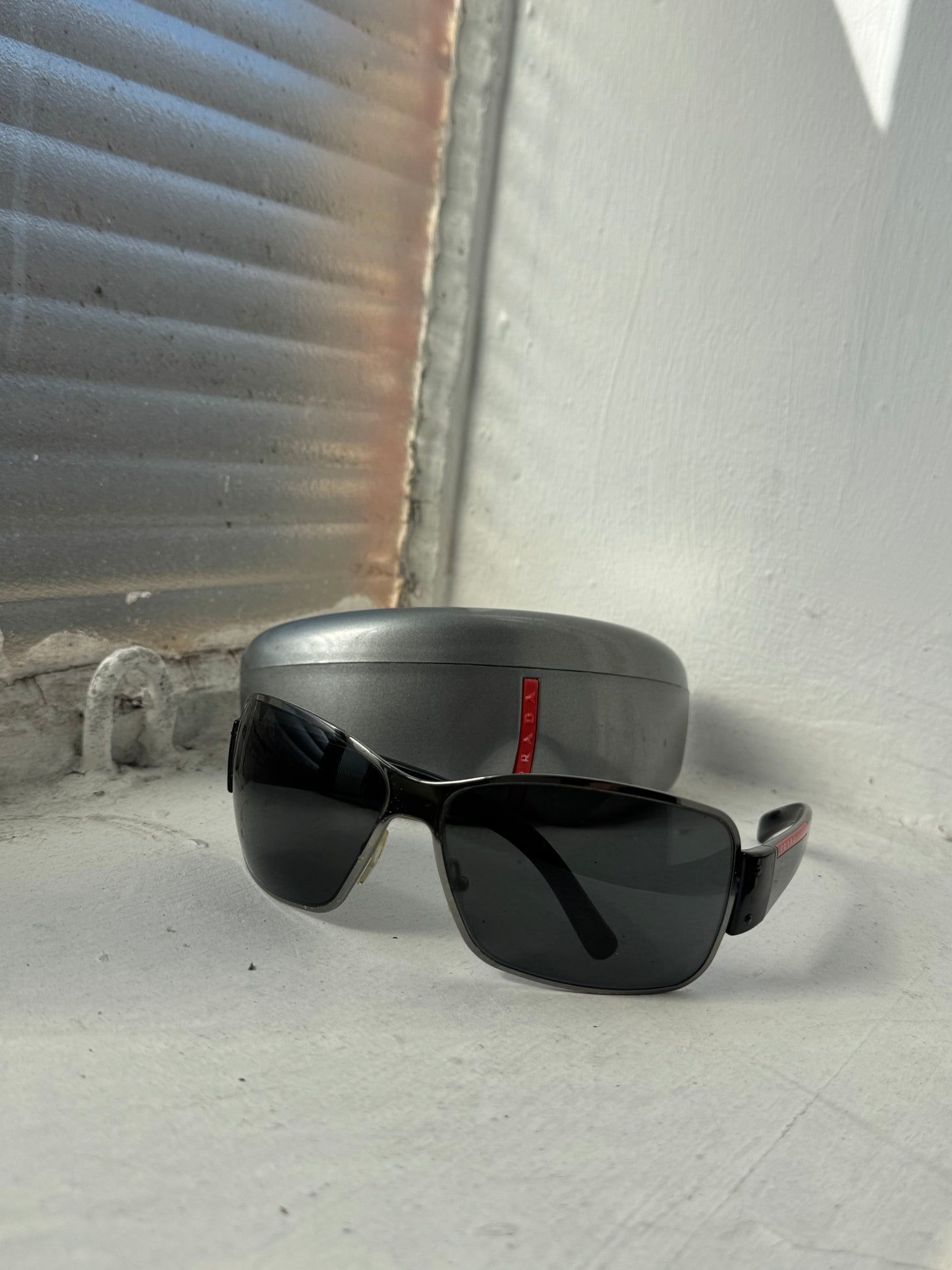 '00s Prada Sport Titanium Frame Sunglasses