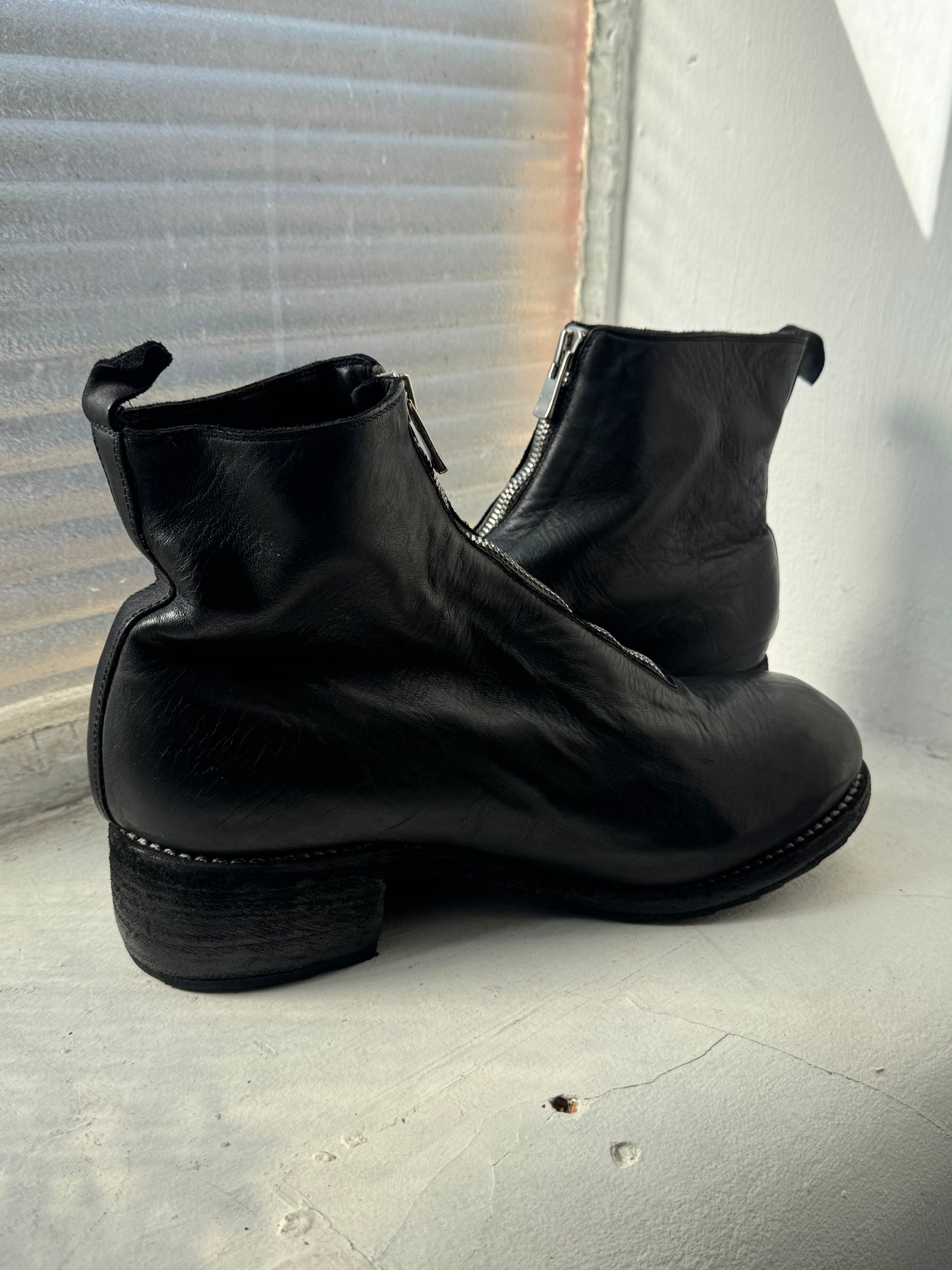 Guidi Zip Closure Ankle Boots (UK 9)