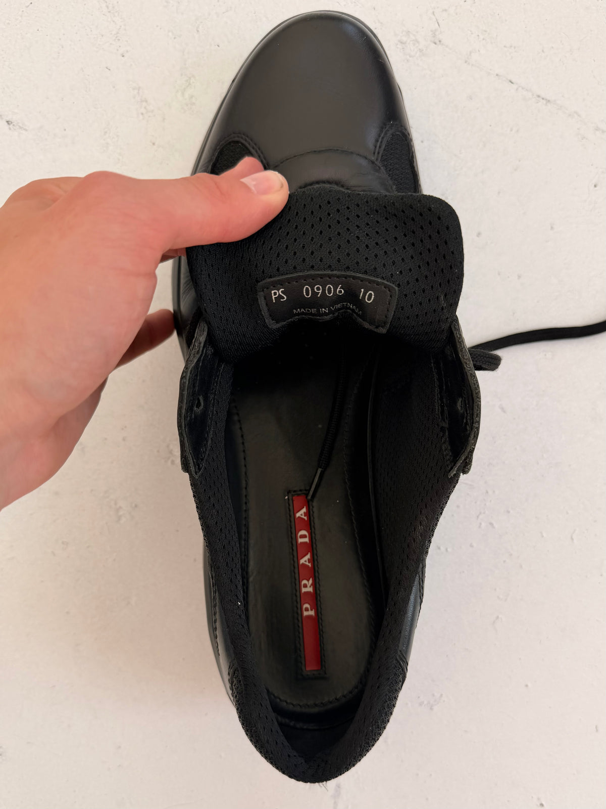 '00s Prada America Cups Black (UK10.5)