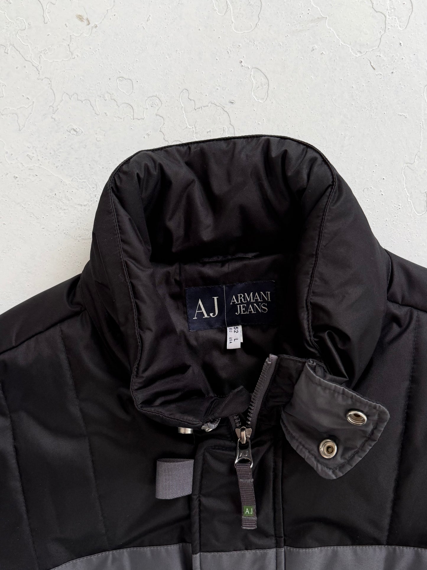 '00s Armani Jeans 'Wonder Boy' Striped Bomber Jacket (M/L)