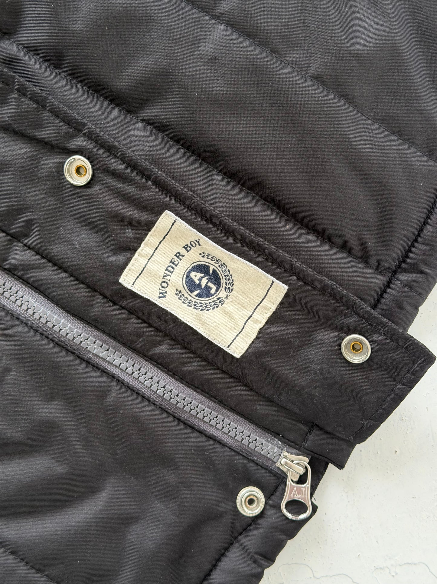 '00s Armani Jeans 'Wonder Boy' Striped Bomber Jacket (M/L)