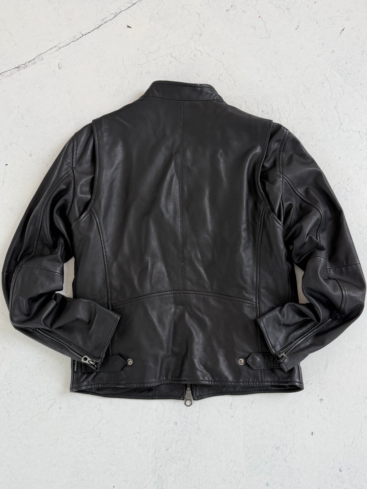 '00s Armani Jeans Sheeps Leather Jacket (S/M)