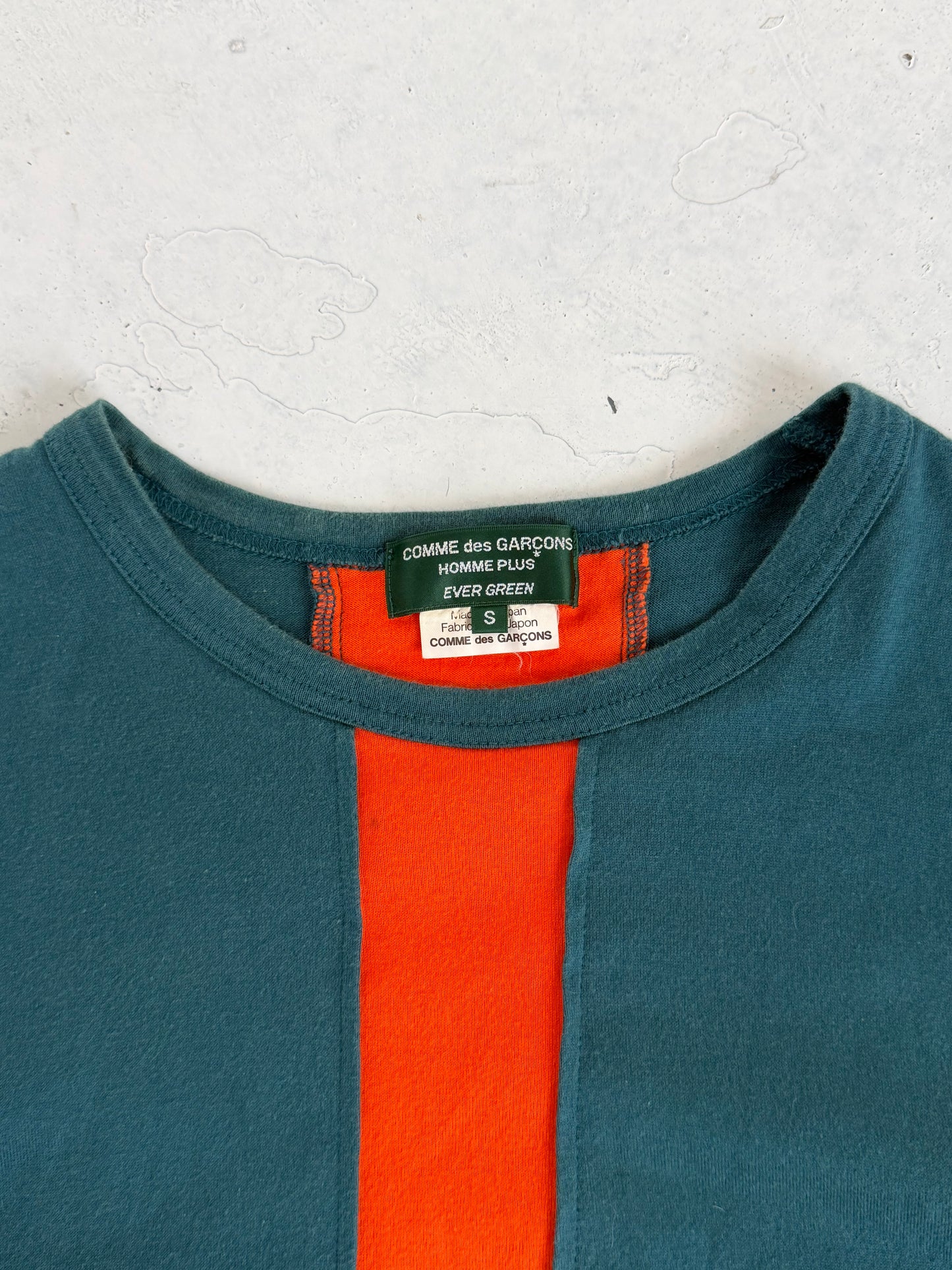 '05 Comme Des Garçons Homme Plus Evergreen Panelled T-Shirt (S)