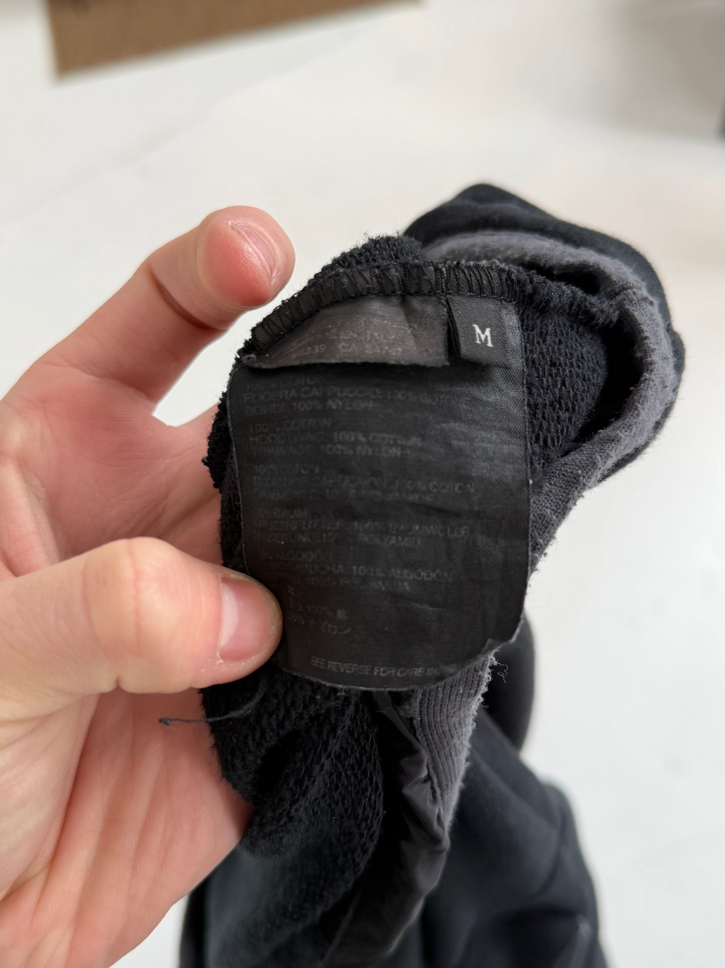 '00s Prada Sport Contrast Piping Quarter Zip Hoodie (S)