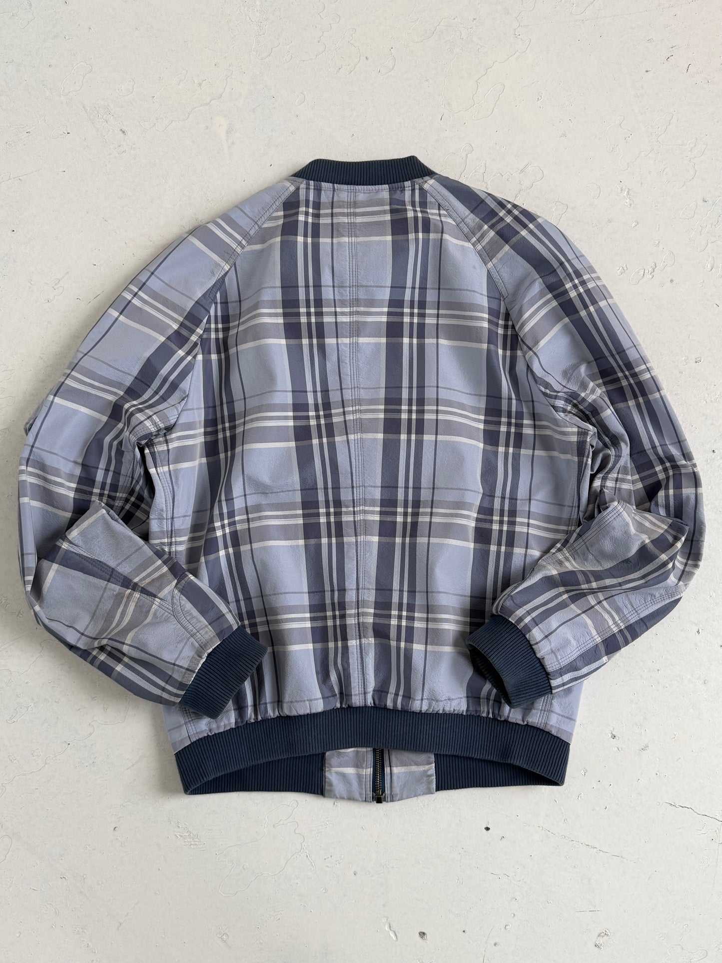 00s Dolce and Gabbana Plaid Bomber Jacket (S)