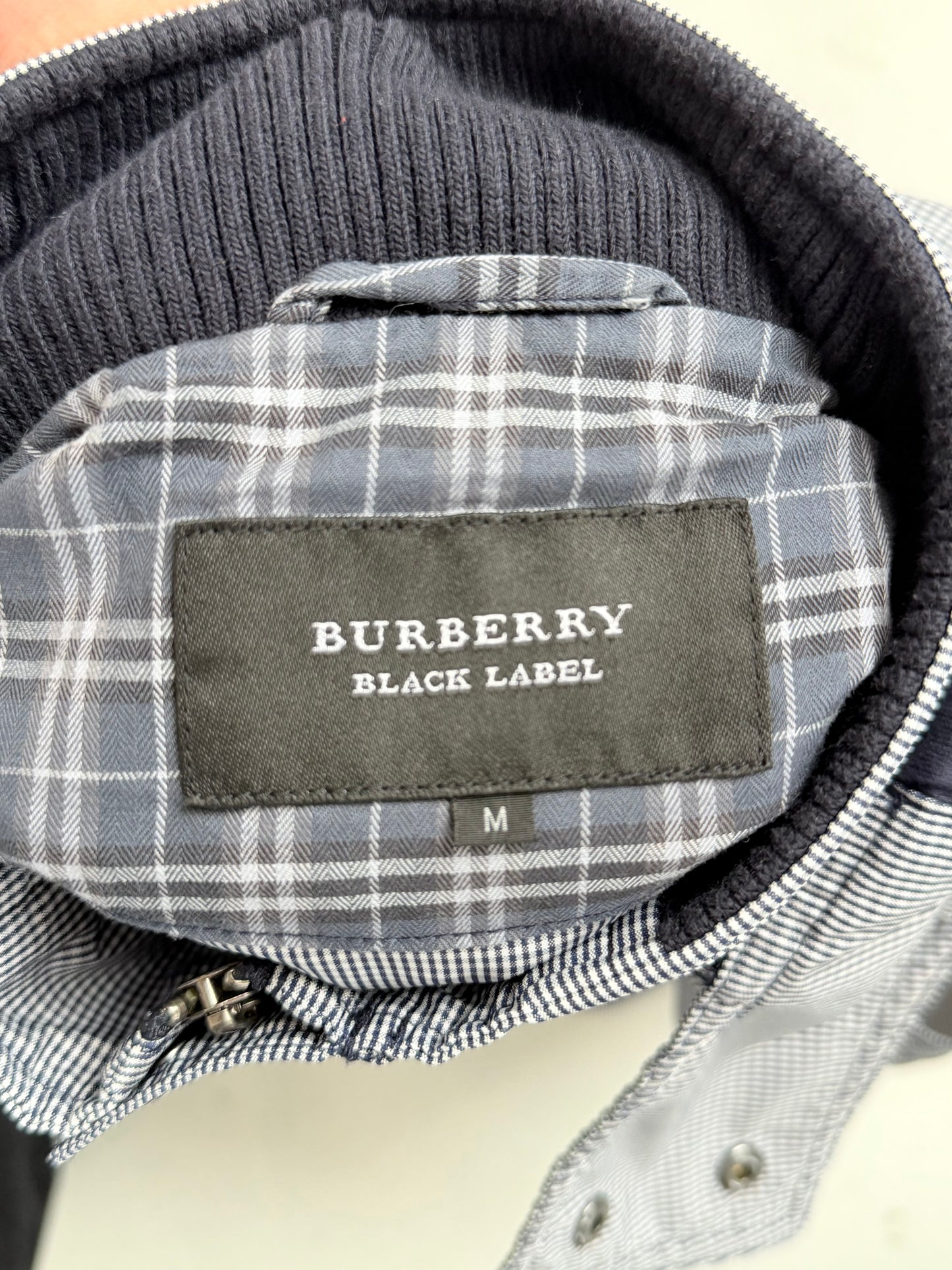 00s Burberry Black Label Gingham Plaid Gilet (M)