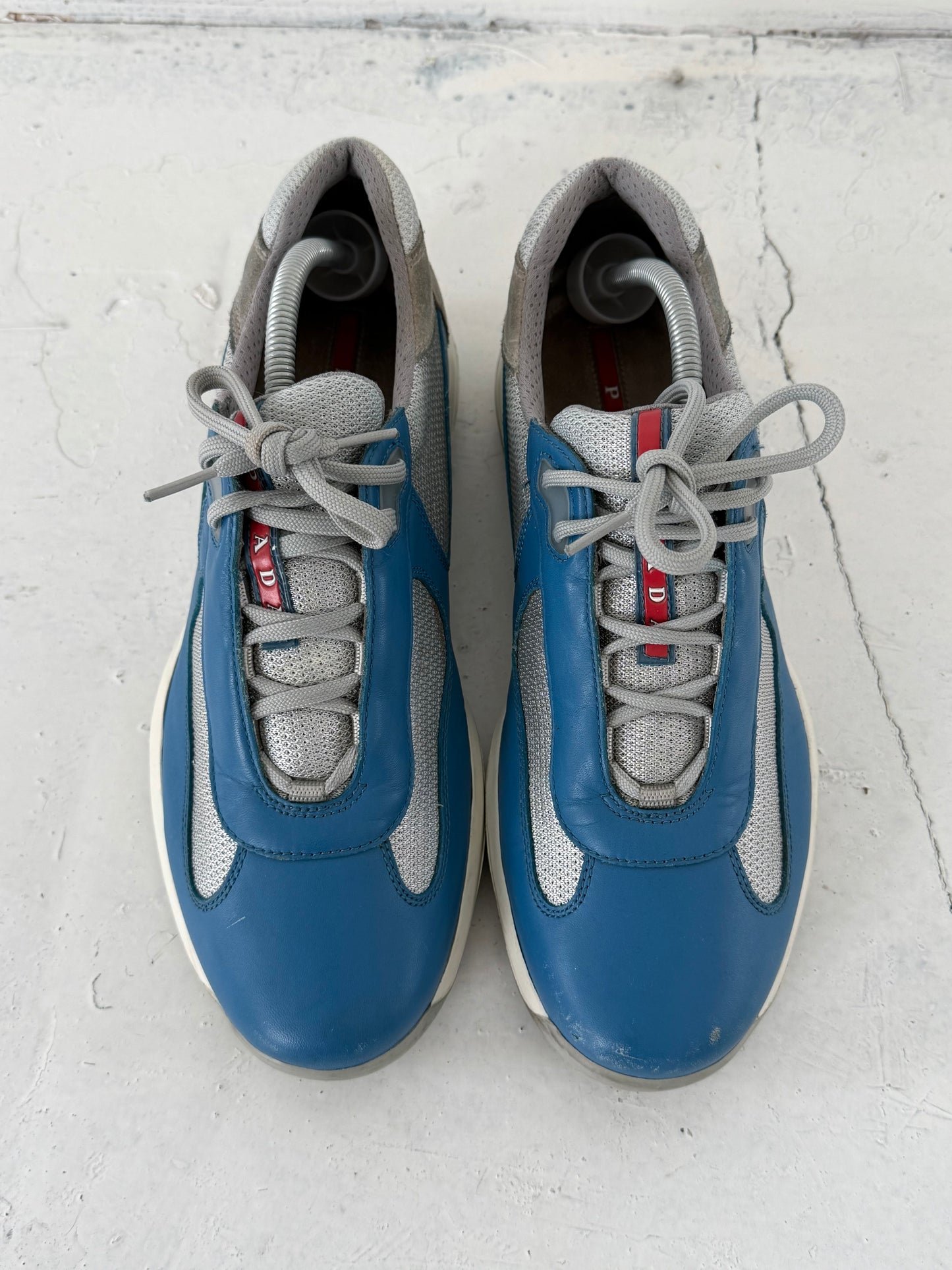 '00s Prada Americas Cup Leather Sneakers (10)