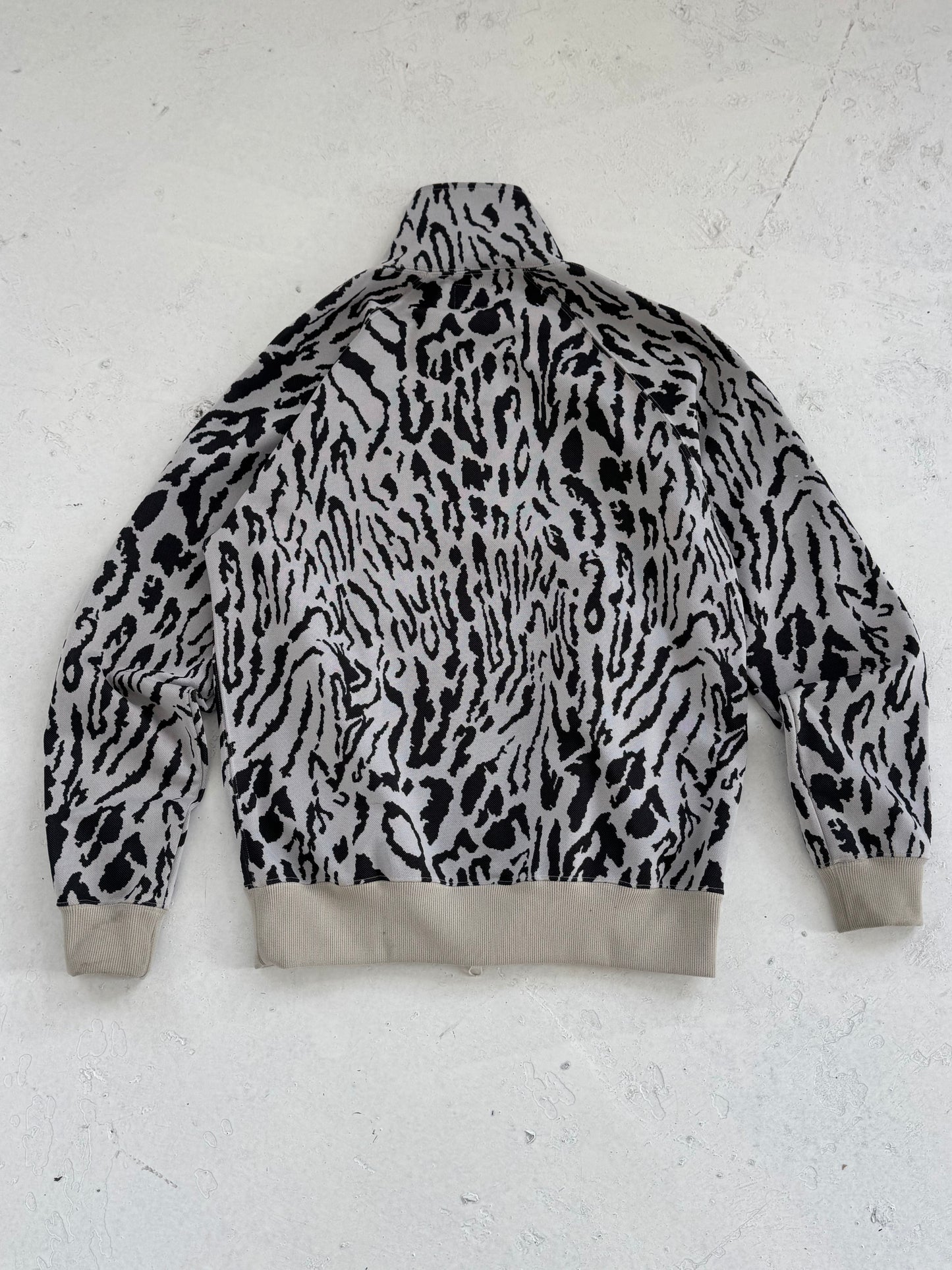 '20 Needles USA Exclusive Zebra Print Poly Track Jacket (S/M)