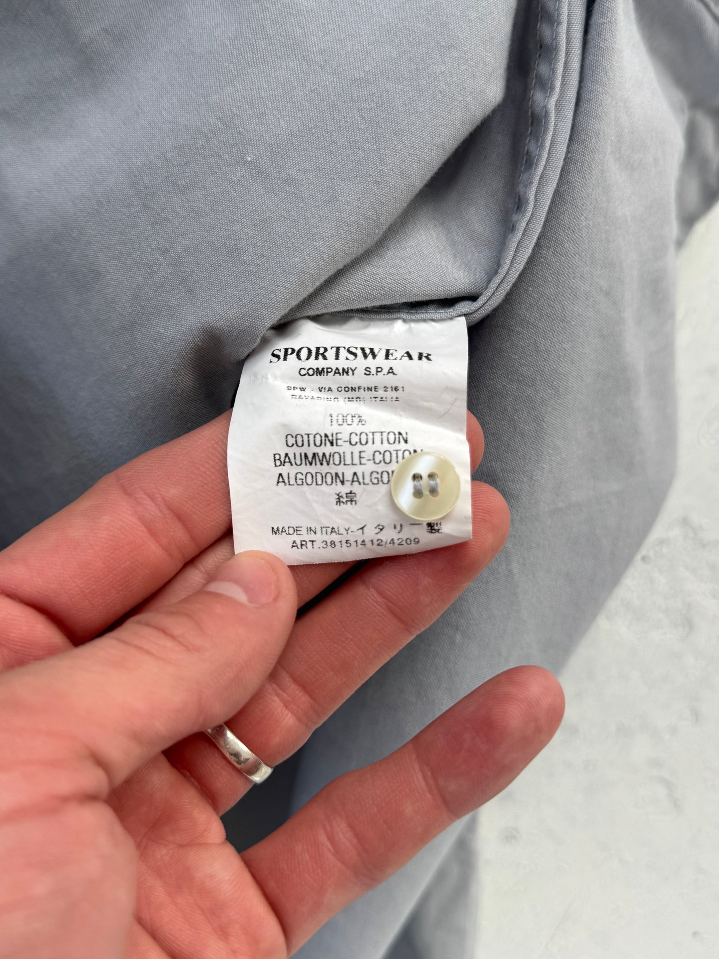 '02 Stone Island Cotton Worker Shirt (L)