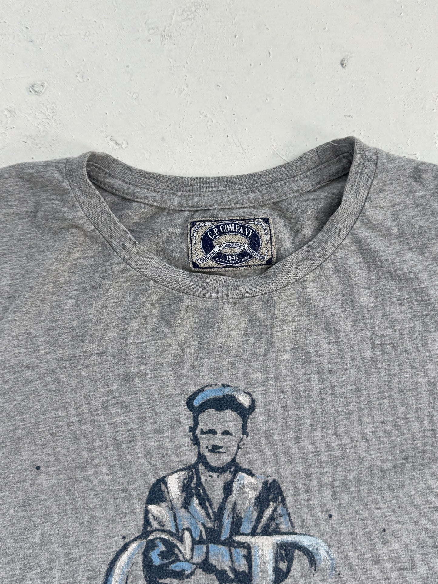 '00s CP Company Heritage Logo Spellout T-Shirt (S)