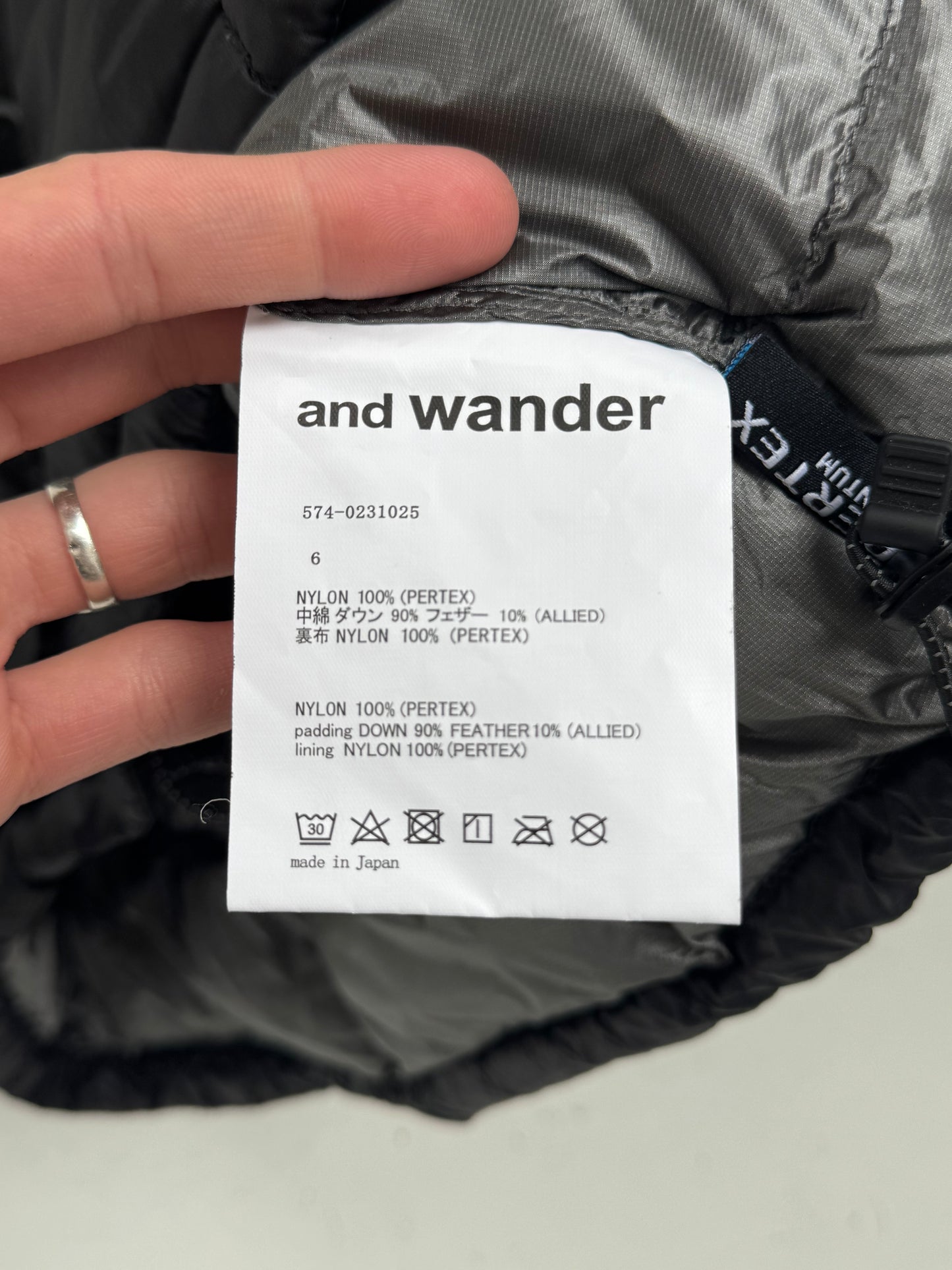 And Wander Quantum Pertex Down Gilet (L/XL)