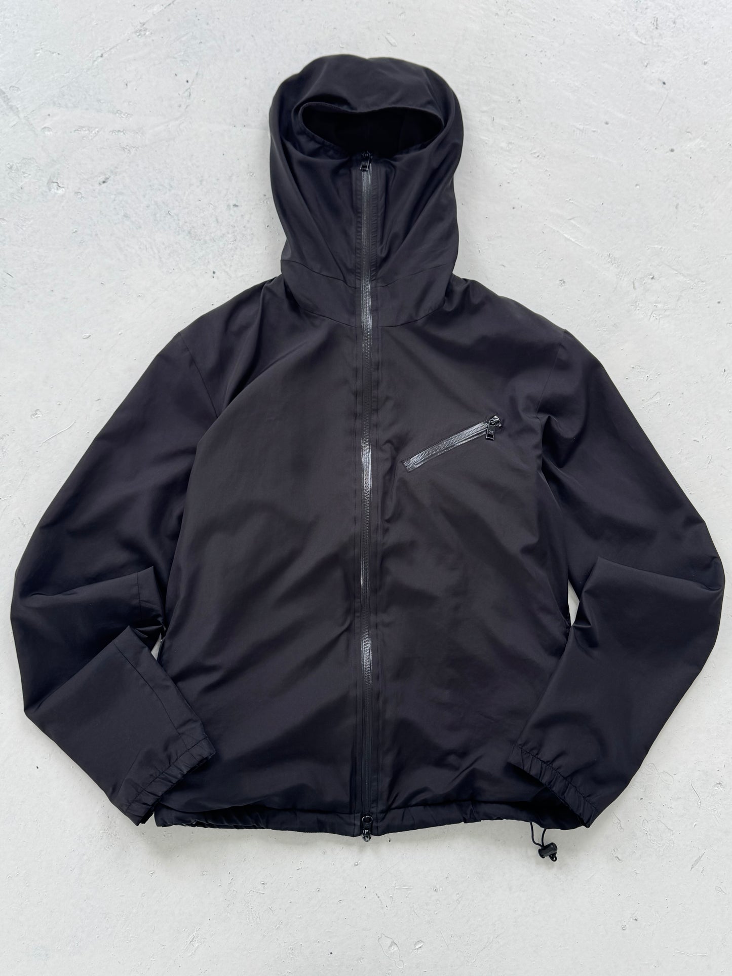 FW'07 Y3 Balaclava Hood Insulated Rain Jacket (S)
