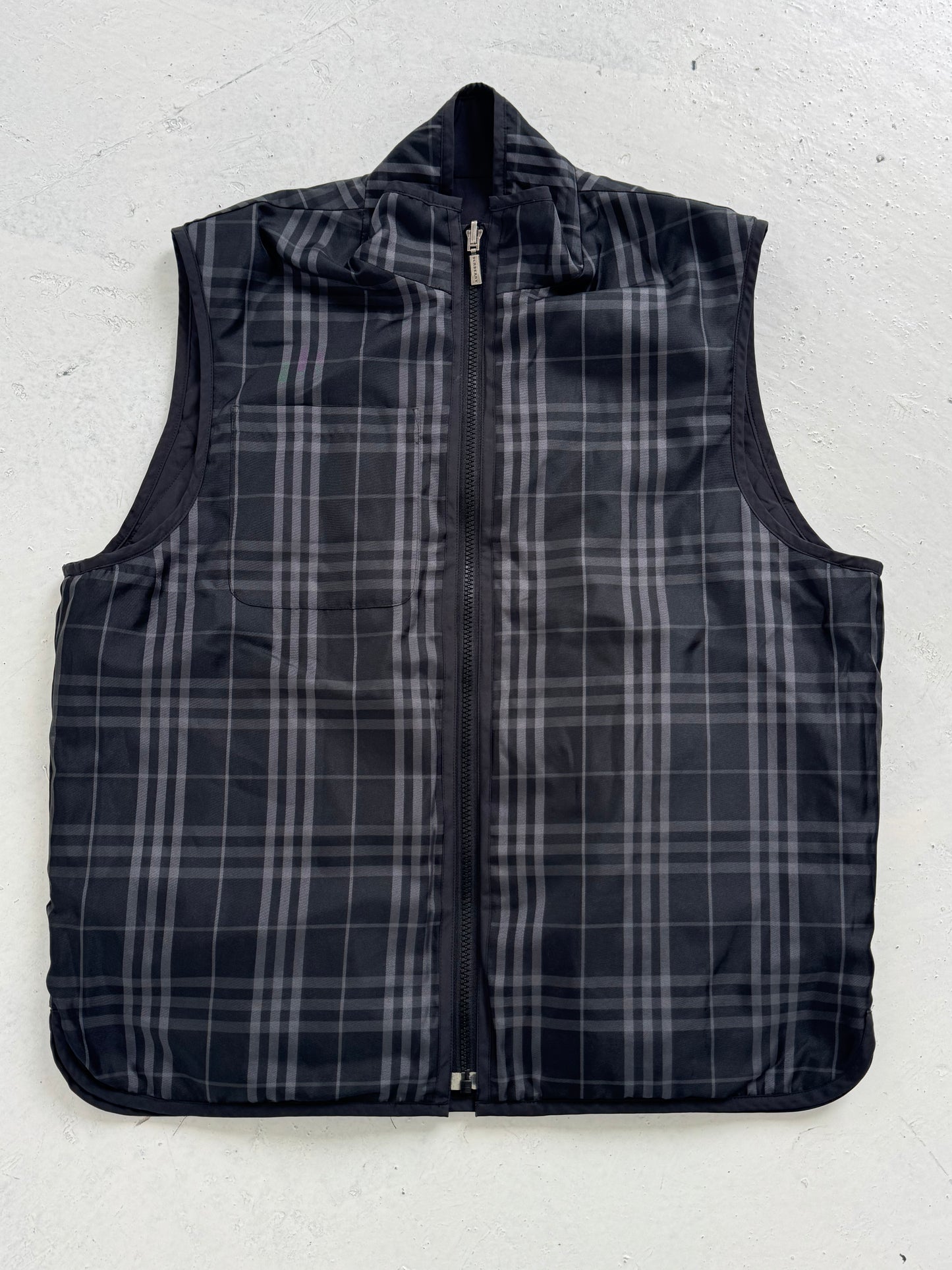 Burberry Golf Reversible Nova Check Nylon Gilet (M)