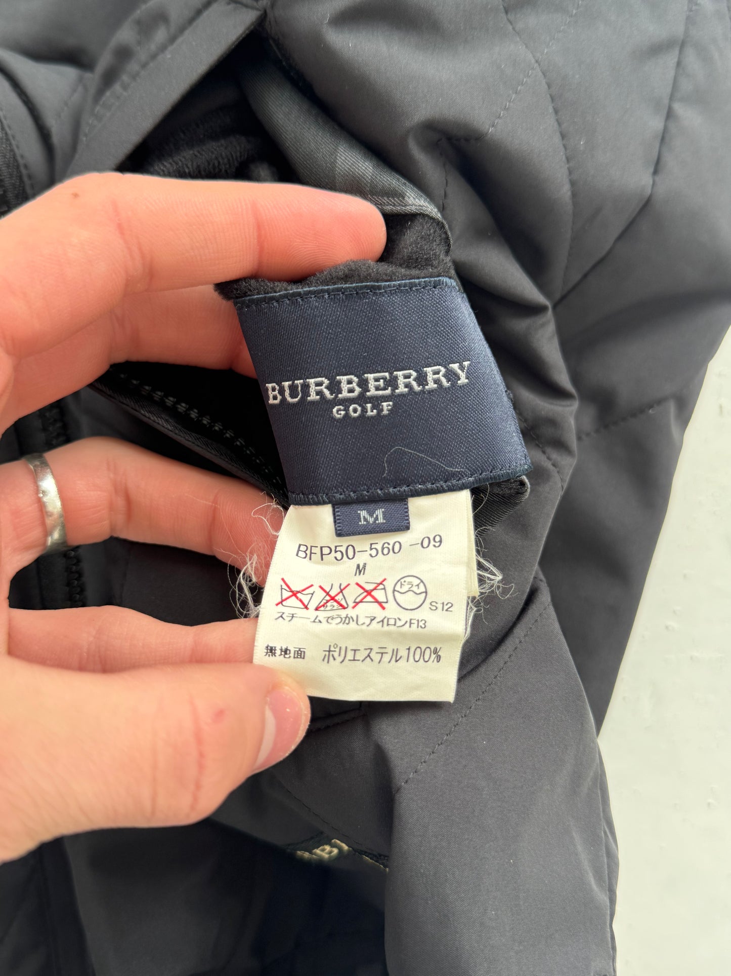 Burberry Golf Reversible Nova Check Nylon Gilet (M)