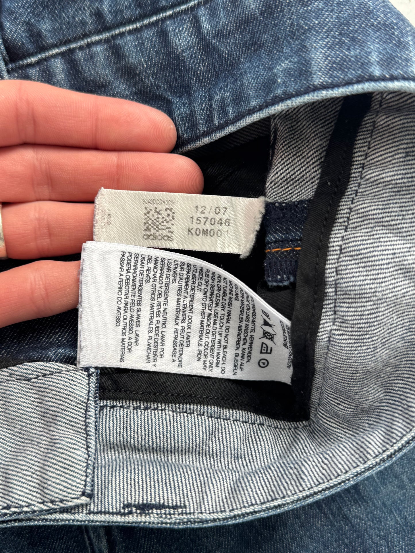 '07 Y3 Straight Leg Belt Loop Jeans (30)