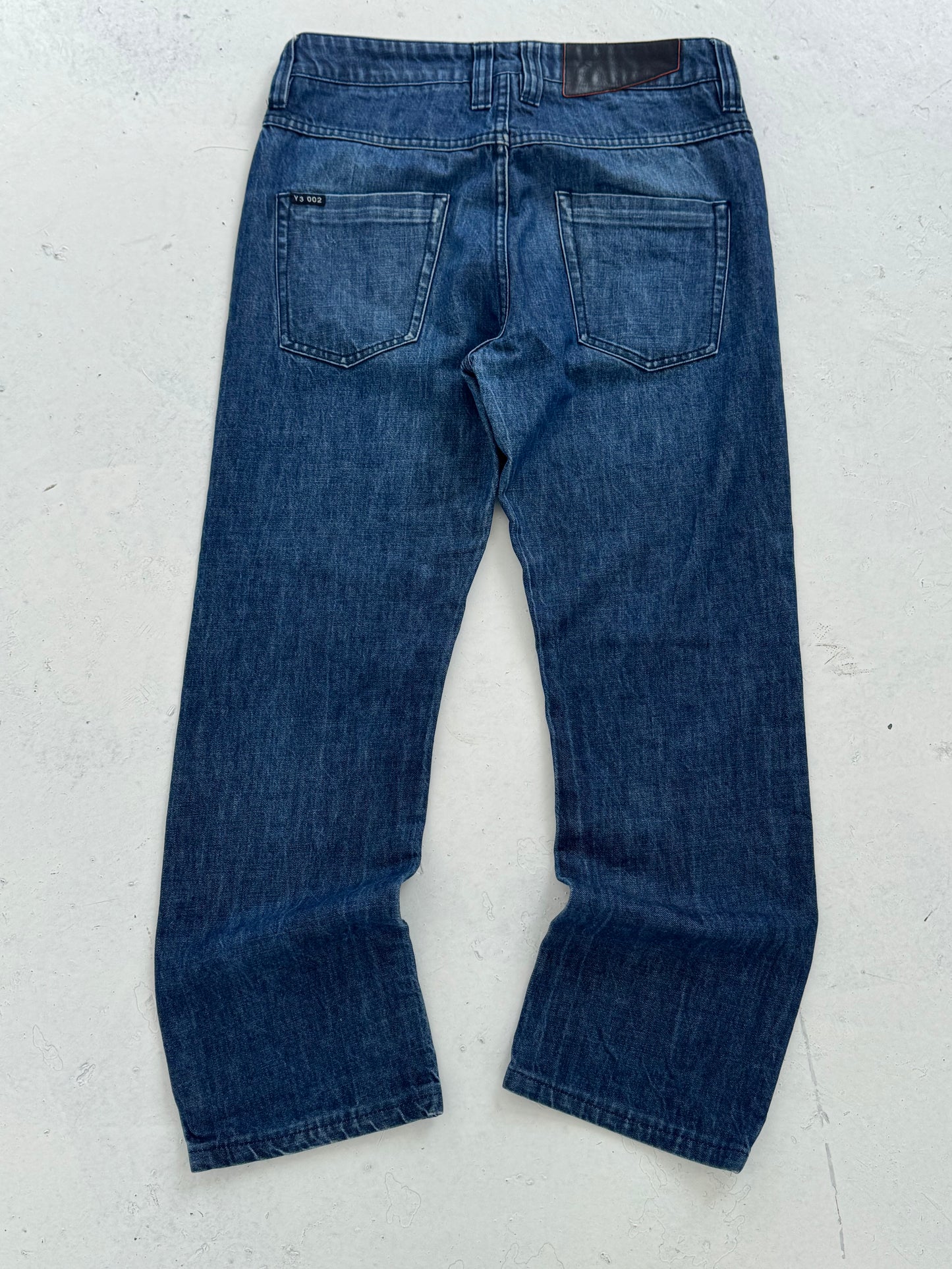 '07 Y3 Straight Leg Belt Loop Jeans (30)