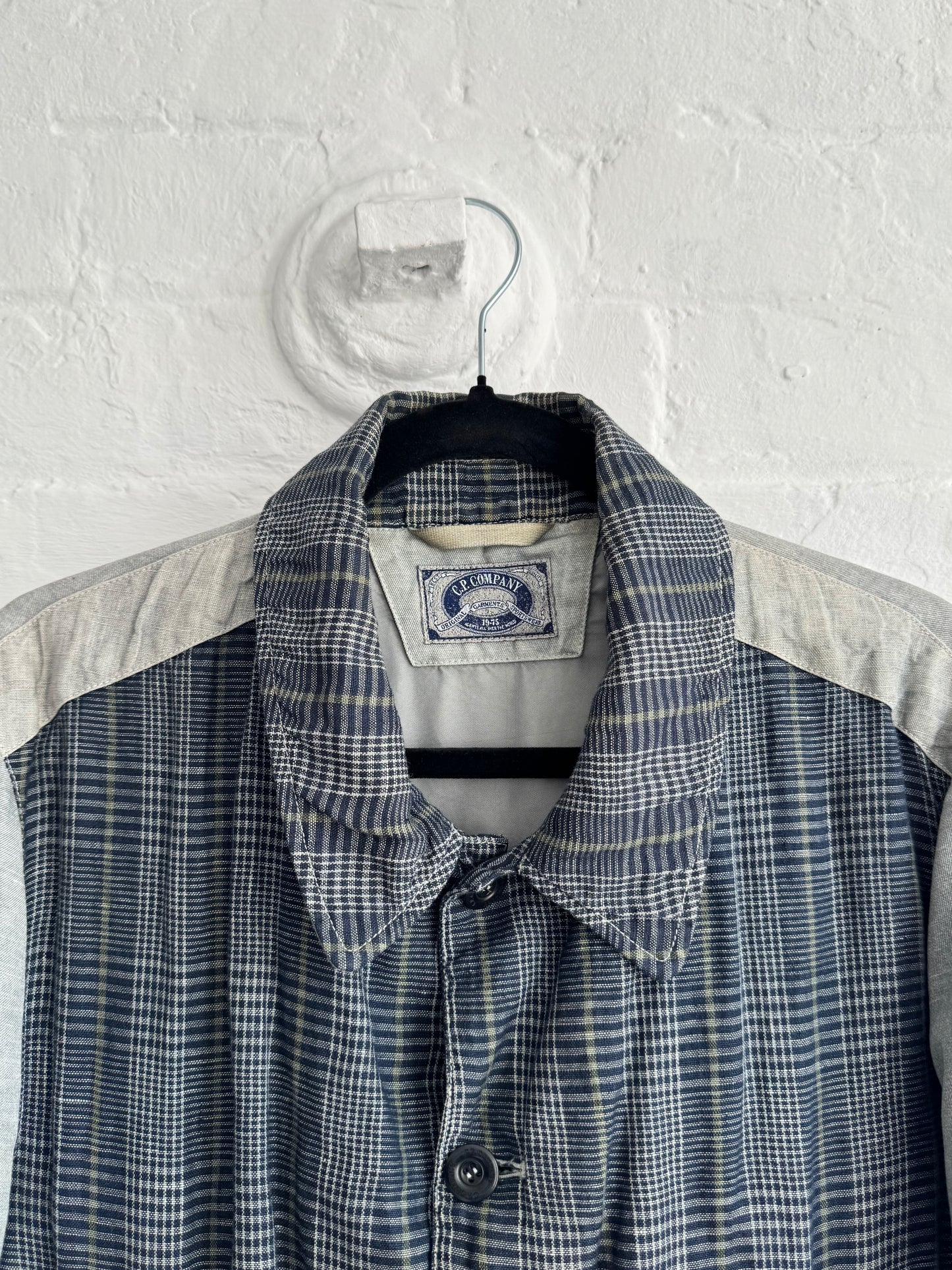 '05 CP Company Heritage Plaid Baseball Jacket (M)