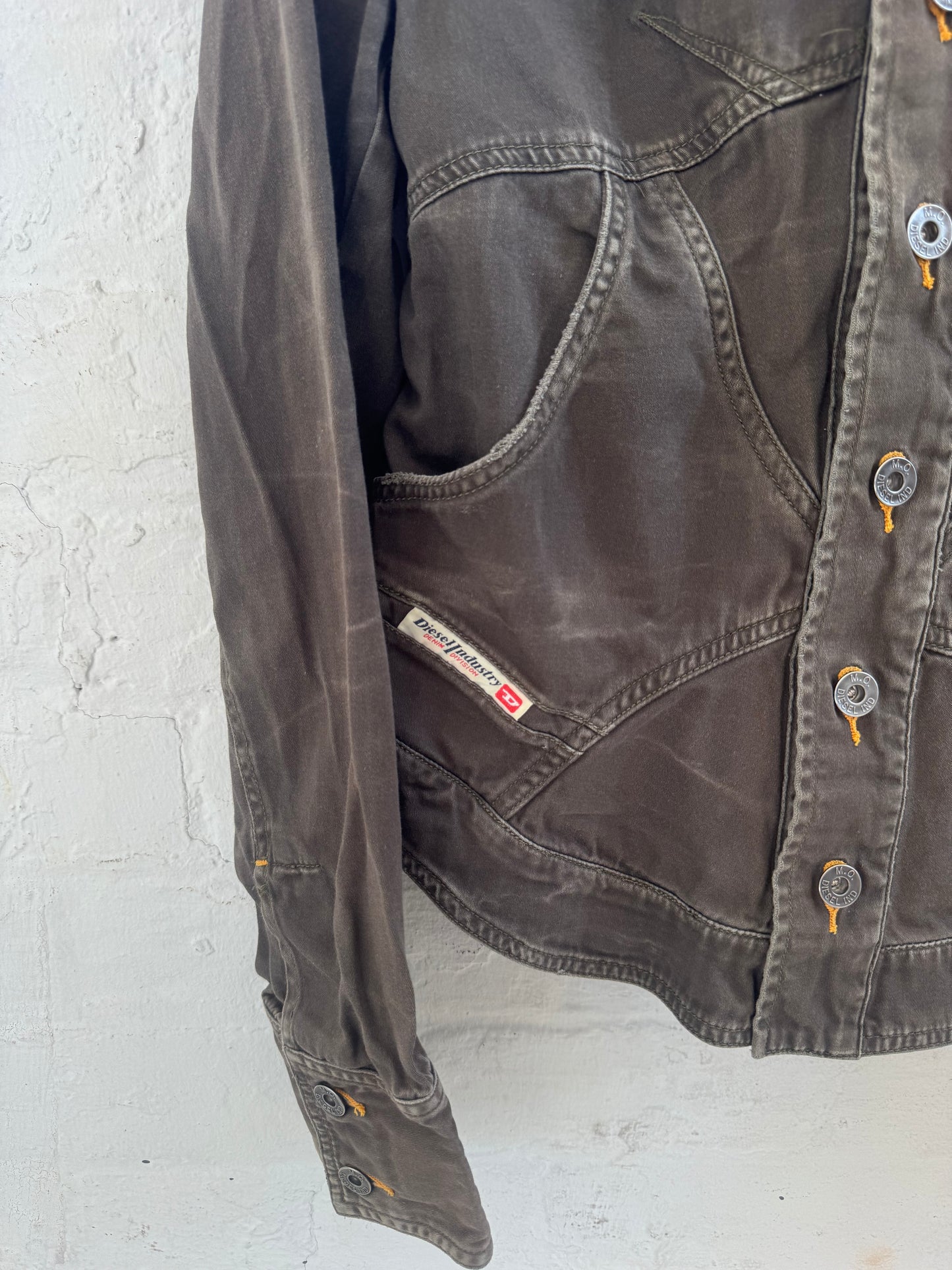 '00s Diesel Military Style Corset Jacket (10/M)