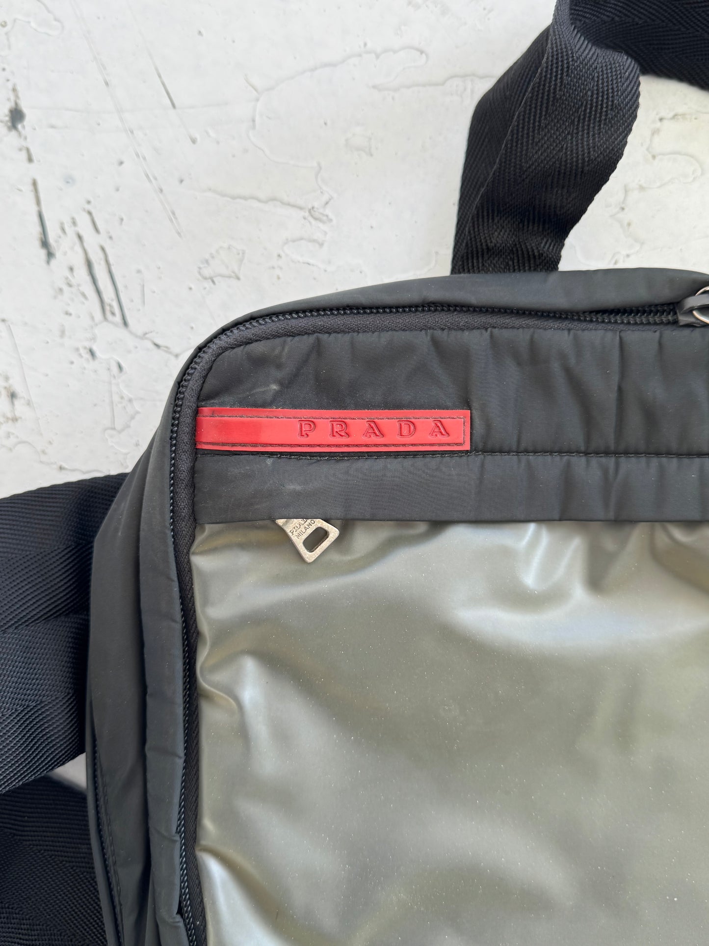 '99 Prada Sport Translucent Panel Convertible Sling Bag
