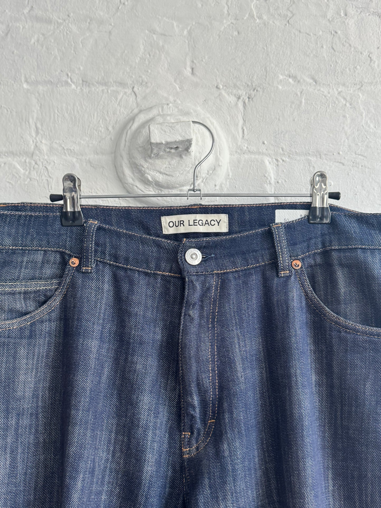 Our Legacy Vast Cut Raw Denim Jeans (34)