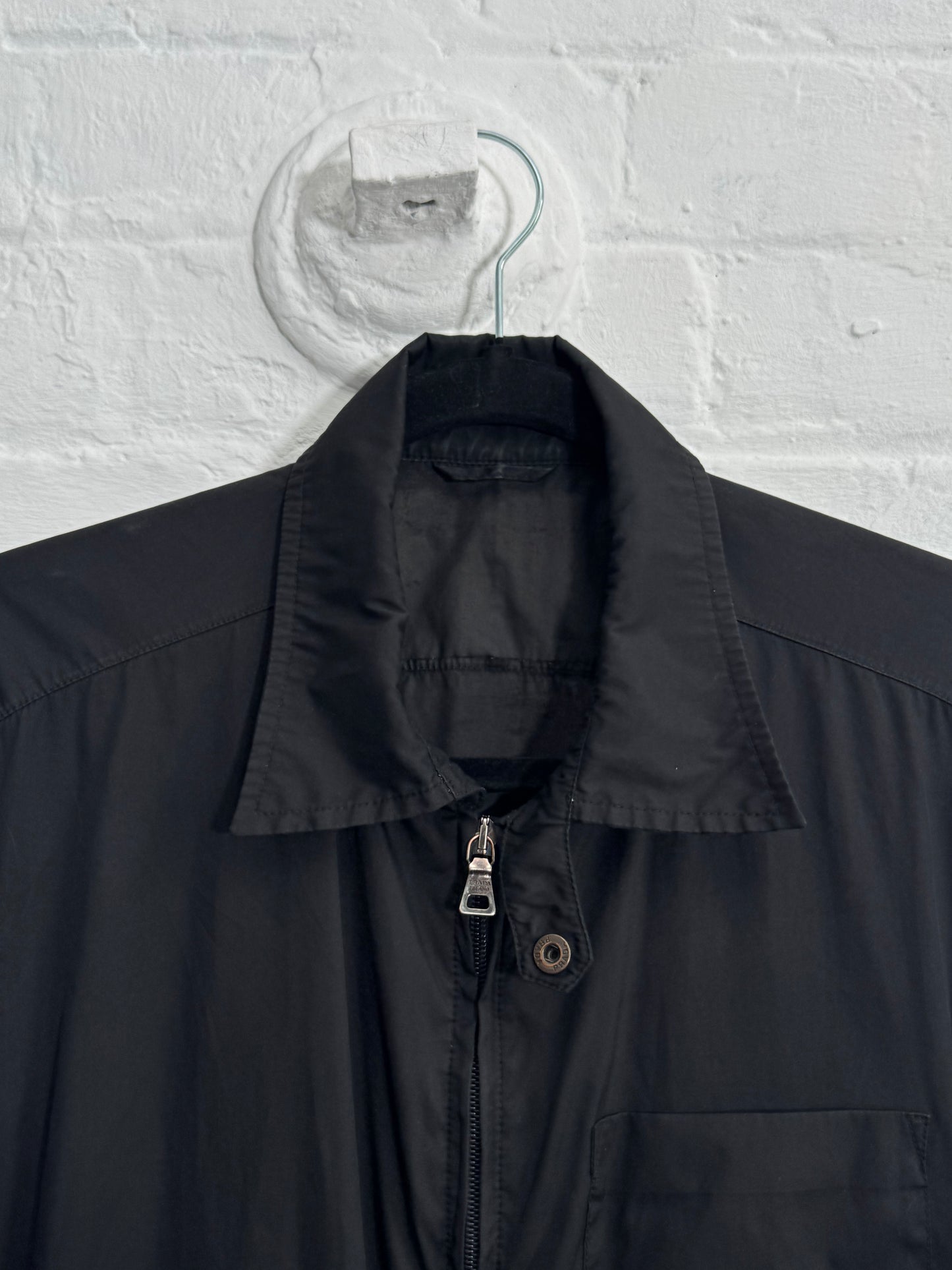 FW'99 Prada Sport Nylon Wind-Breaking Zip Shacket (M)