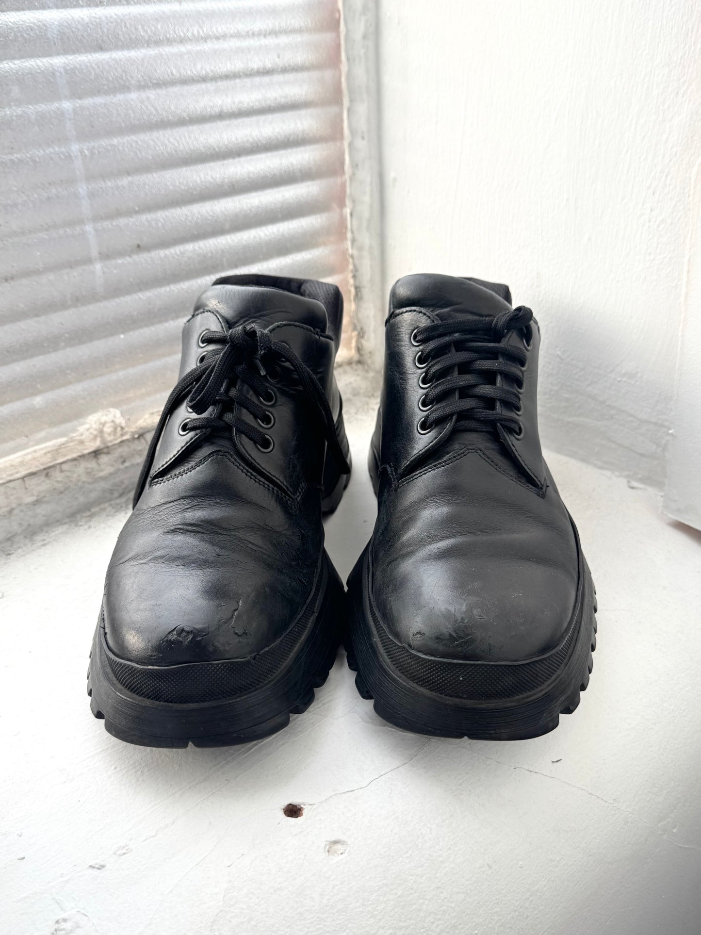 '02 Prada Runway Chunky Derby Shoe (UK 9)