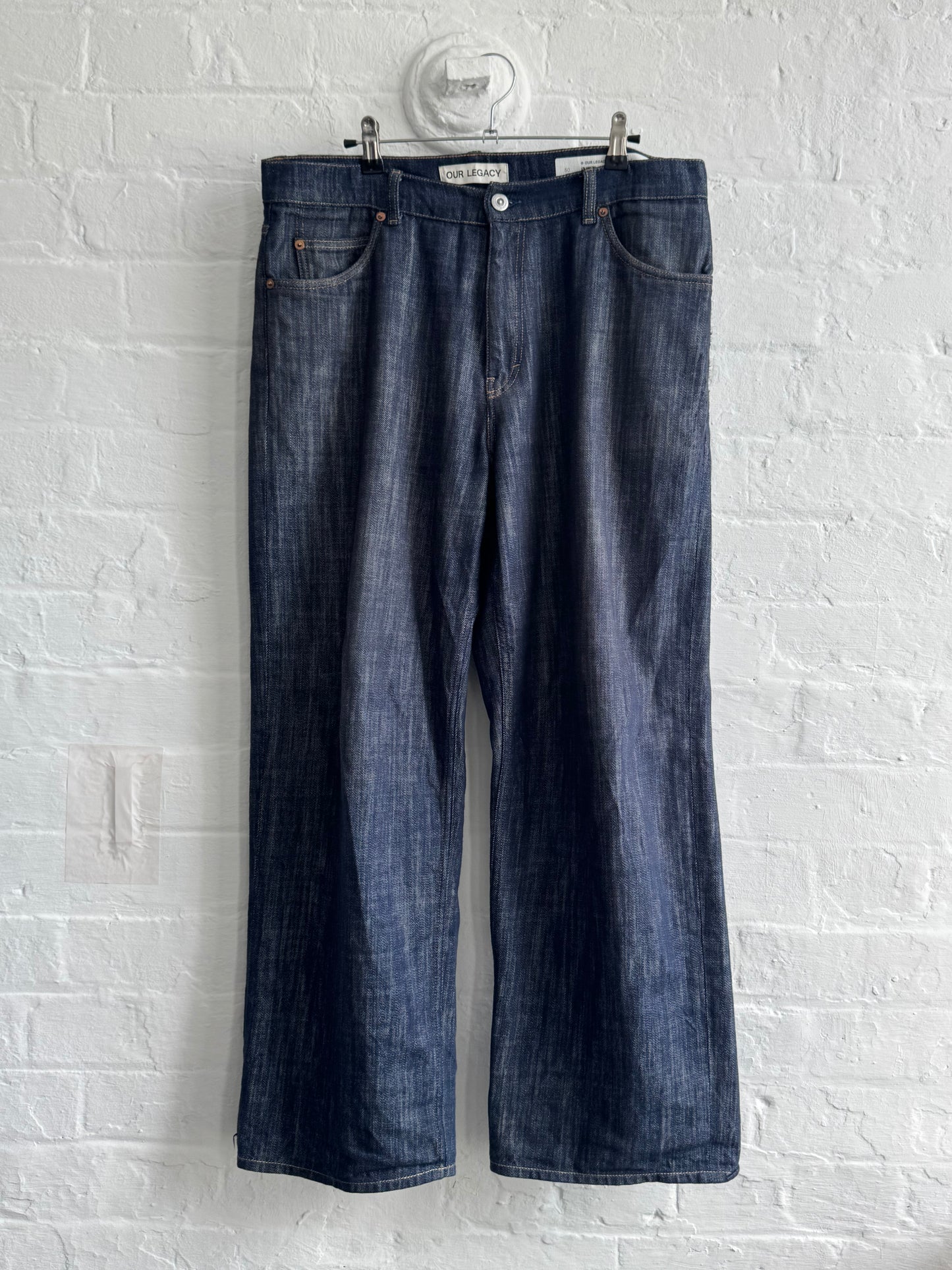 Our Legacy Vast Cut Raw Denim Jeans (34)