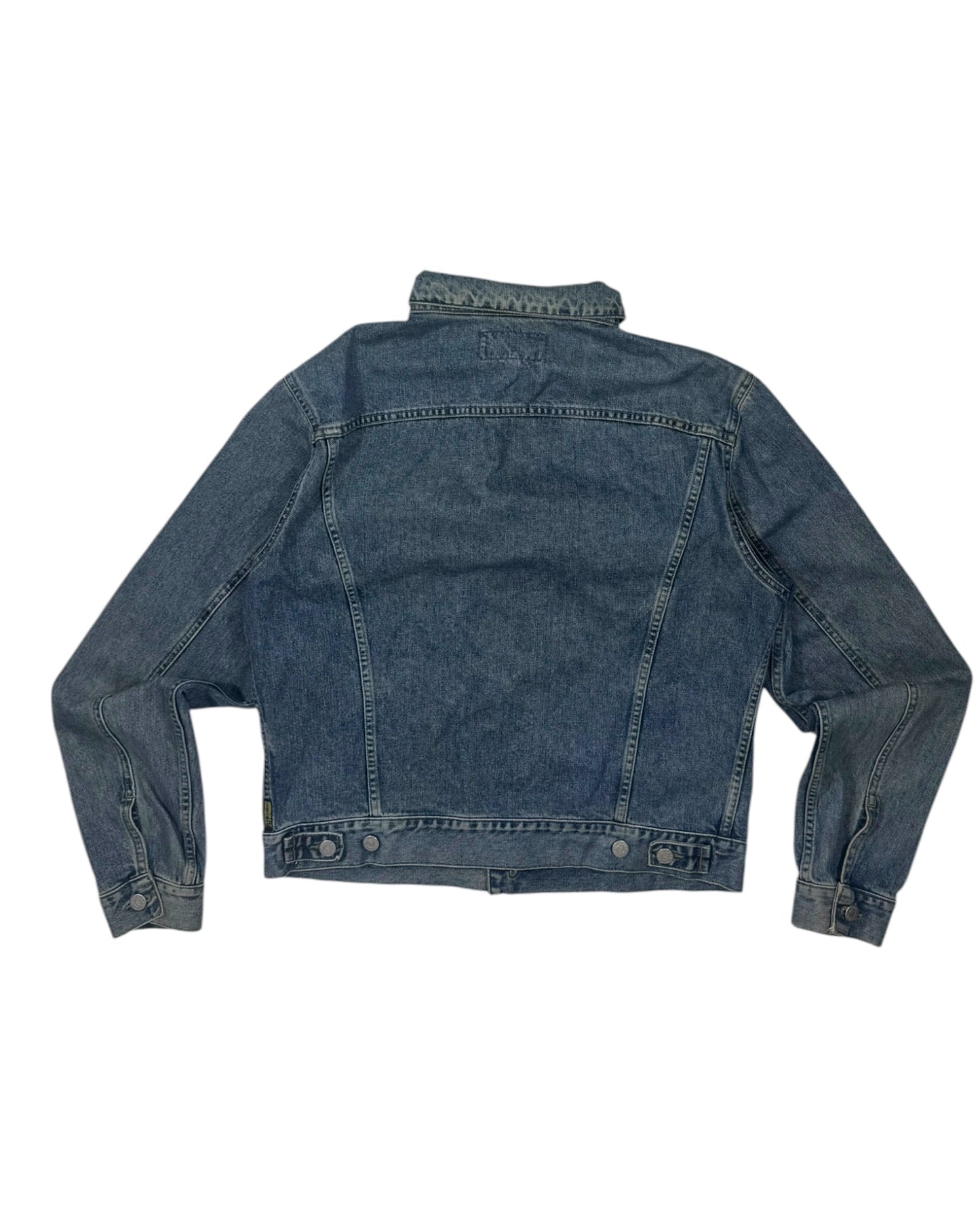 00s Armani Jeans Denim Trucker Jacket (S)