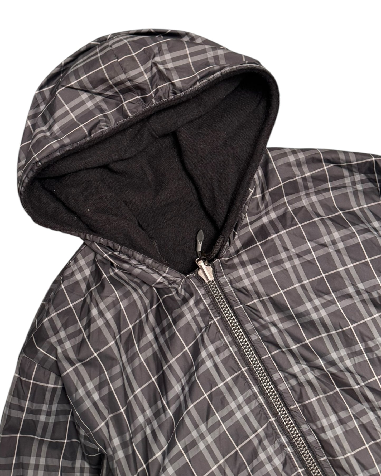 00s Armani Jeans Lined Plaid Windbreaker (S/M)