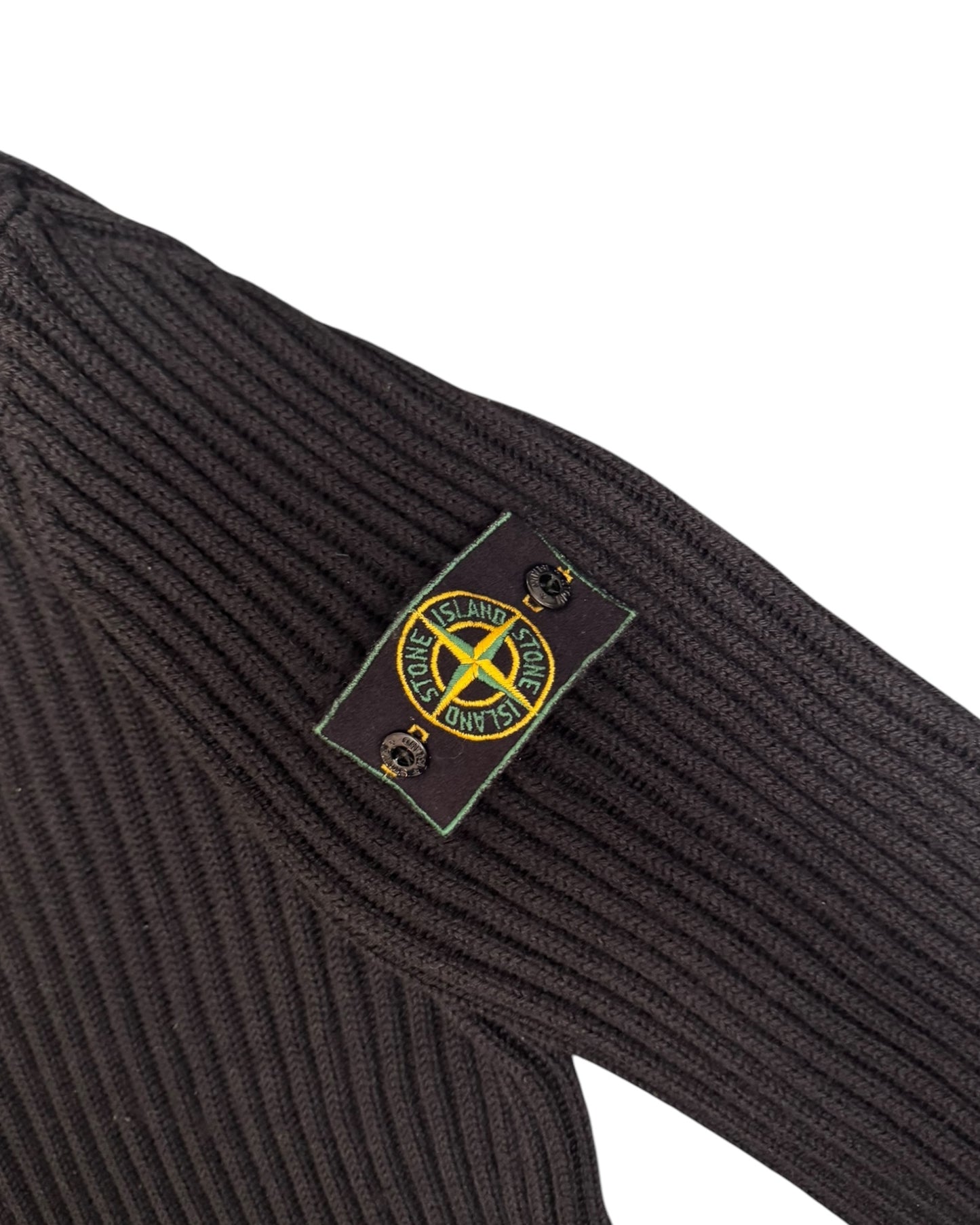 '97 Stone Island Virgin Wool Cable Knit Crewneck (L/XL)