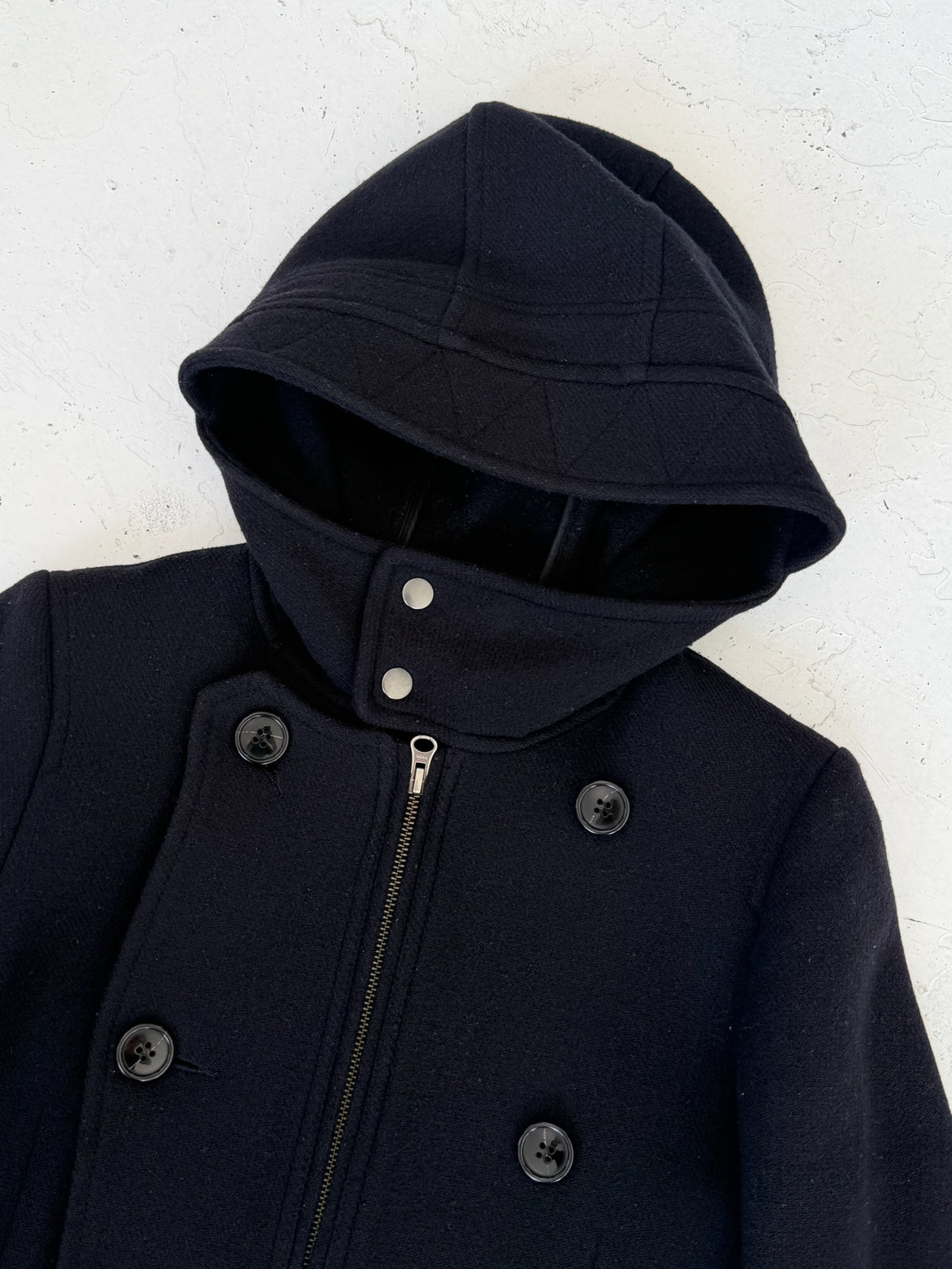 '00s Cabane De Zucca By Issey Miyake Sniper Pea Coat (S)