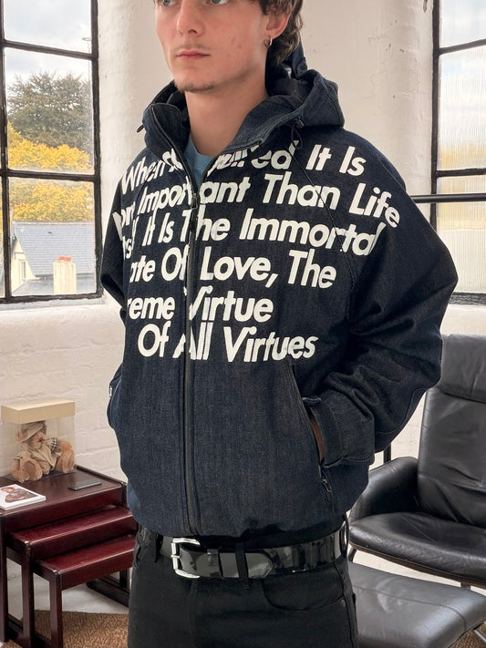 Supreme X Comme Des Garçons Junya Watanabe Goretex Denim Jacket (M)