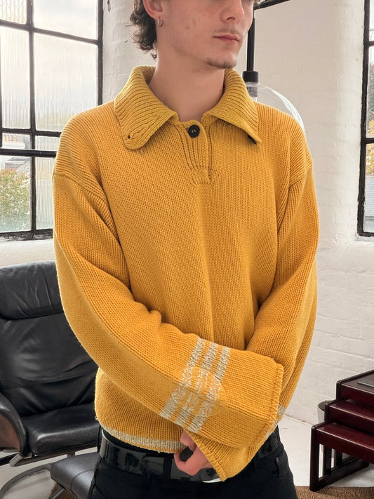 ‘90s Stone Island Chunky Knit Jumper (L)