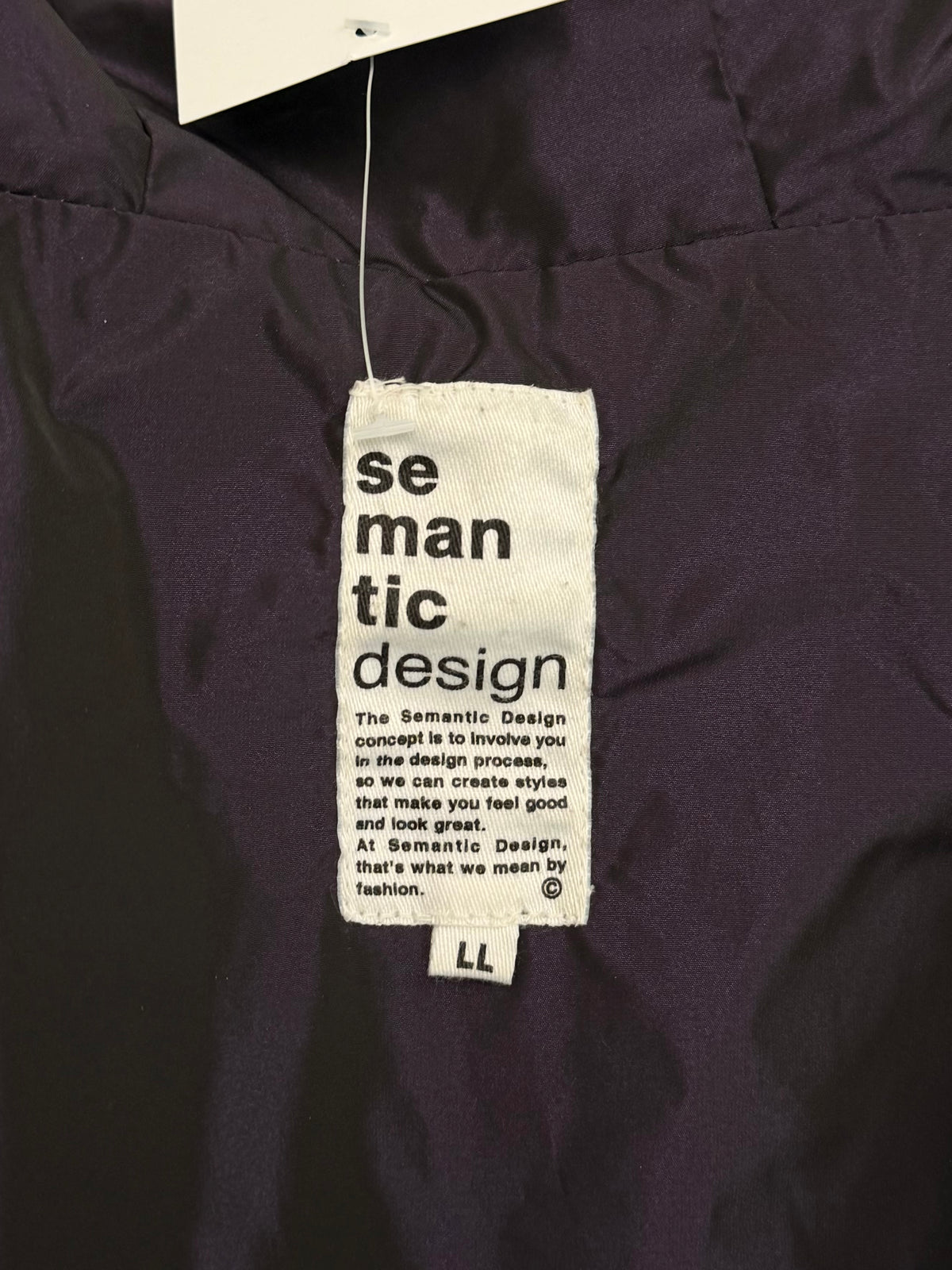 ‘00s Semantic Design Purple Mod Jacket (M)