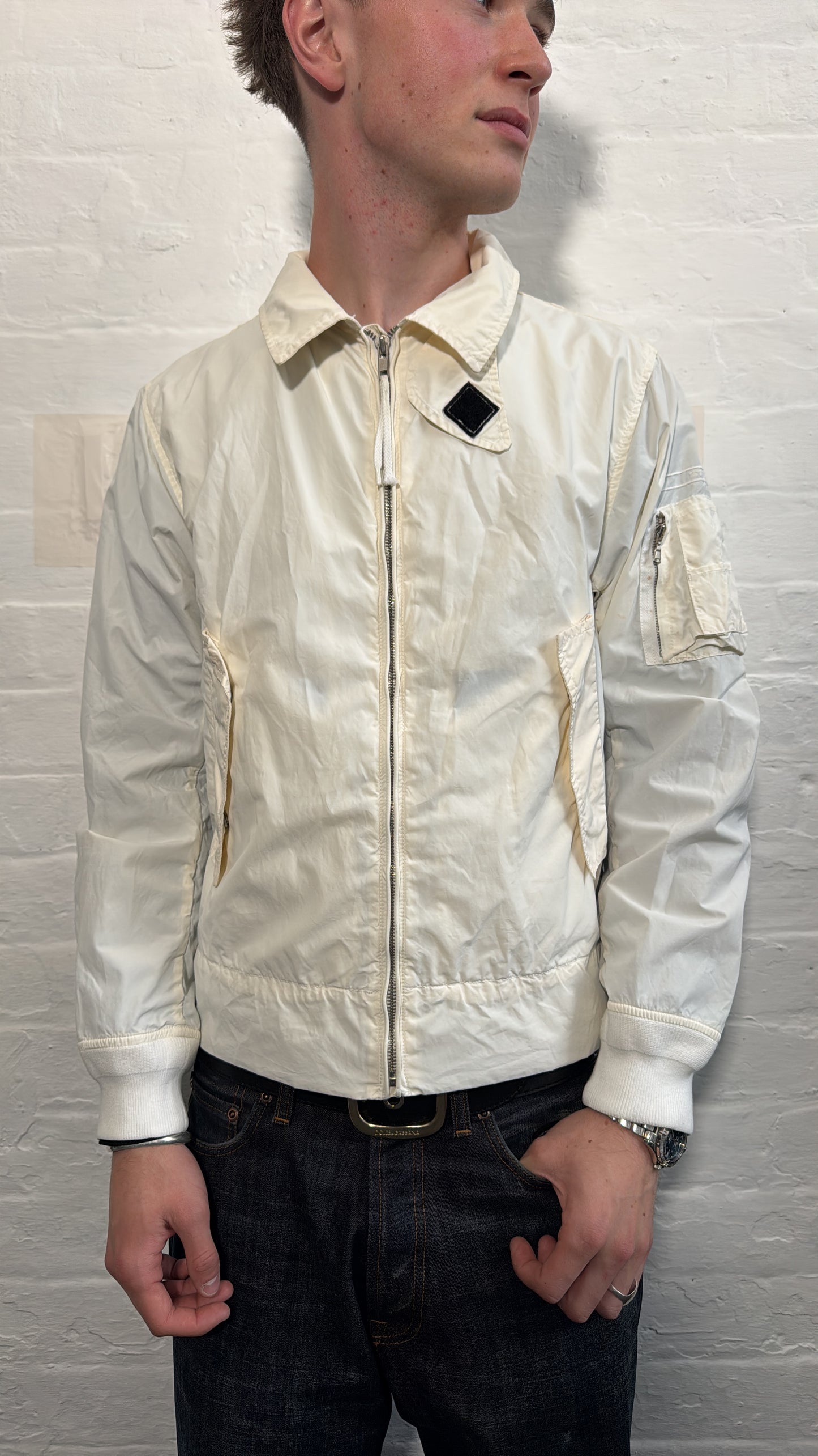'00s Stone Island Denims Parachute Harrington Jacket (S)