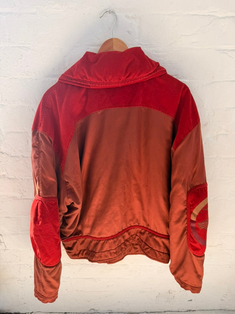 '80s Armani Jeans Bomber Jacket (L)