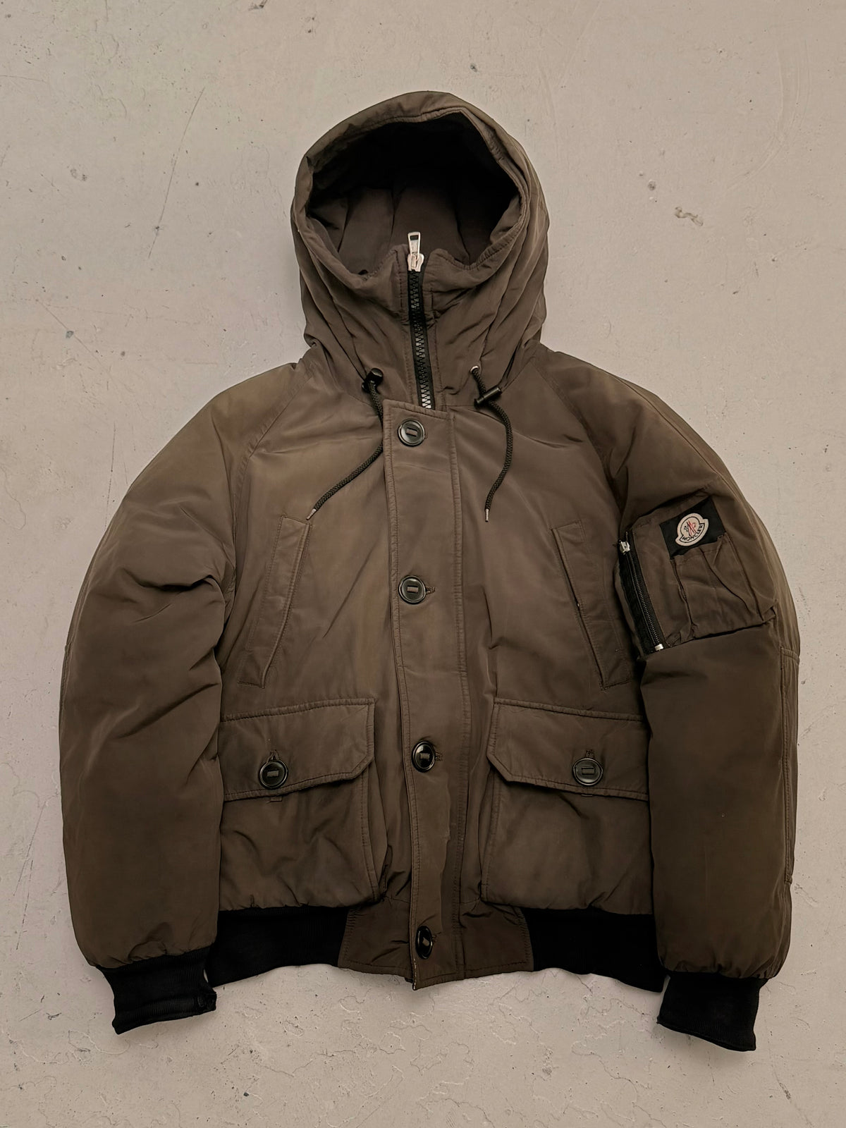 Moncler Hooded Bomber Jacket (M)