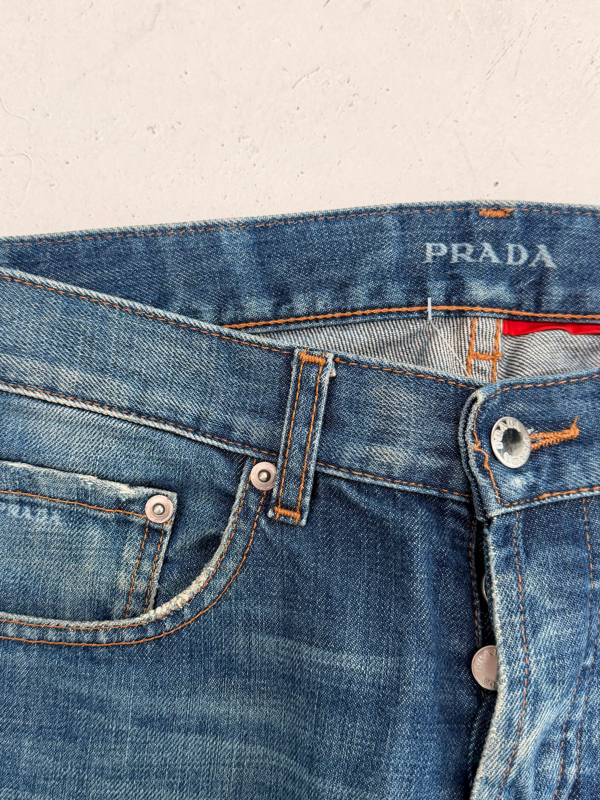 ‘00s Prada Bootcut Jeans (28x30)