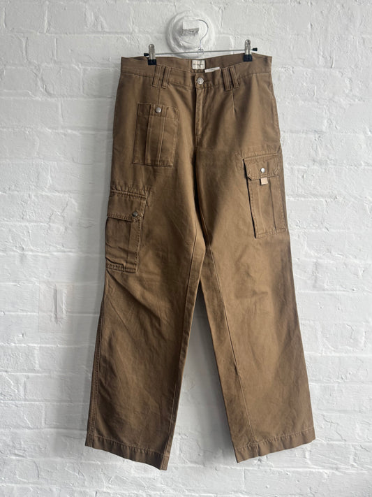 90s Calvin Klein Jeans Multi-Pocket Baggy Cargo Twill Pants (32)