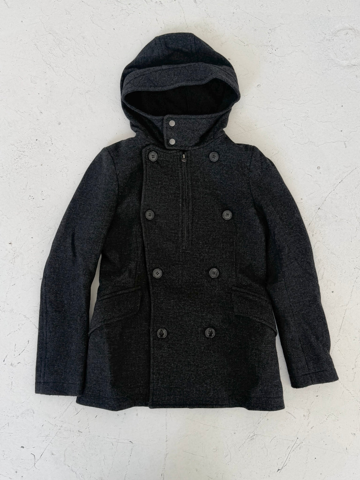 '00s Cabane De Zucca By Issey Miyake Sniper Pea Coat (S)