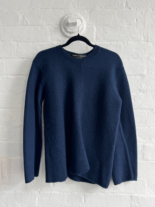 '89 Comme Des Garçons Homme Plus Asymmetrical Seam Wool Knit Sweater (S/M)