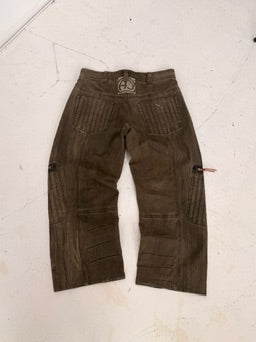 ‘00s Armani Jeans Spellout Distressed Panelled Cargo Pants (34x30) (Copy)