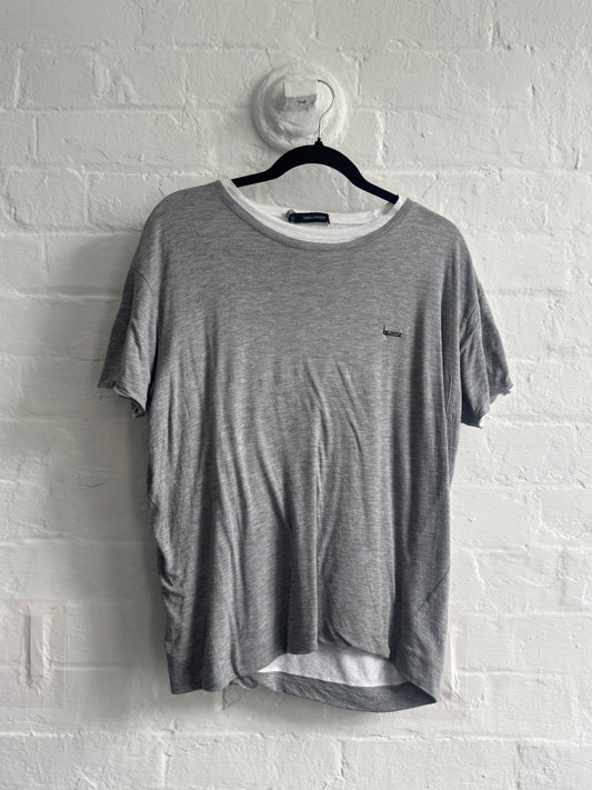 00s DSquared Dual Lined Contrast Tee (S/M)