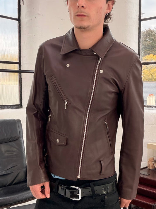 ‘00s Burberry Black Label Leather (S)