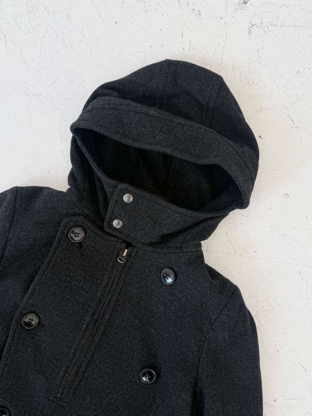 '00s Cabane De Zucca By Issey Miyake Sniper Pea Coat (S)
