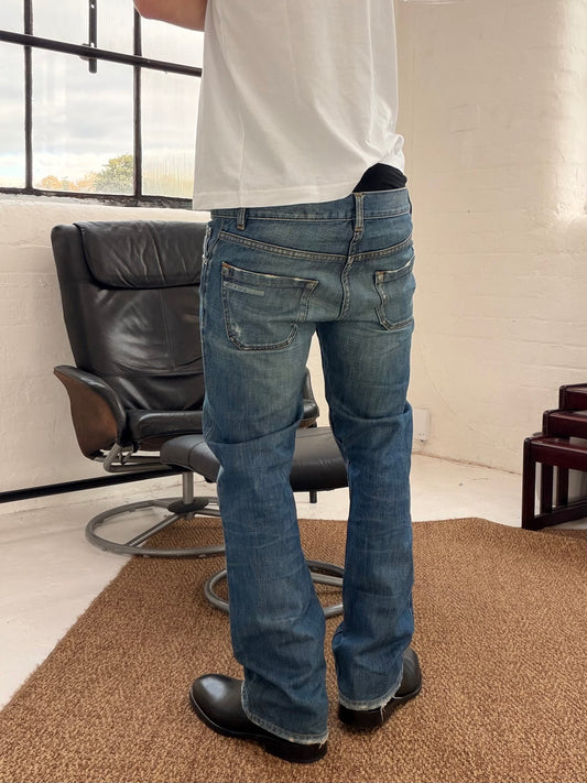 ‘00s Prada Bootcut Jeans (28x30)