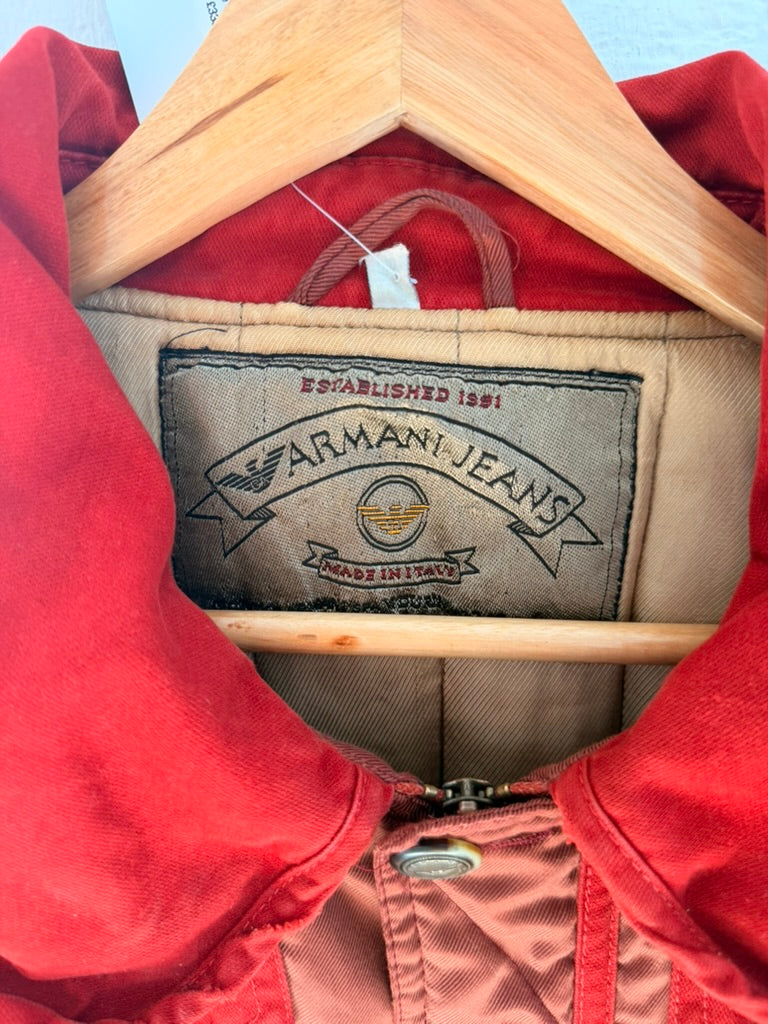 '80s Armani Jeans Bomber Jacket (L)